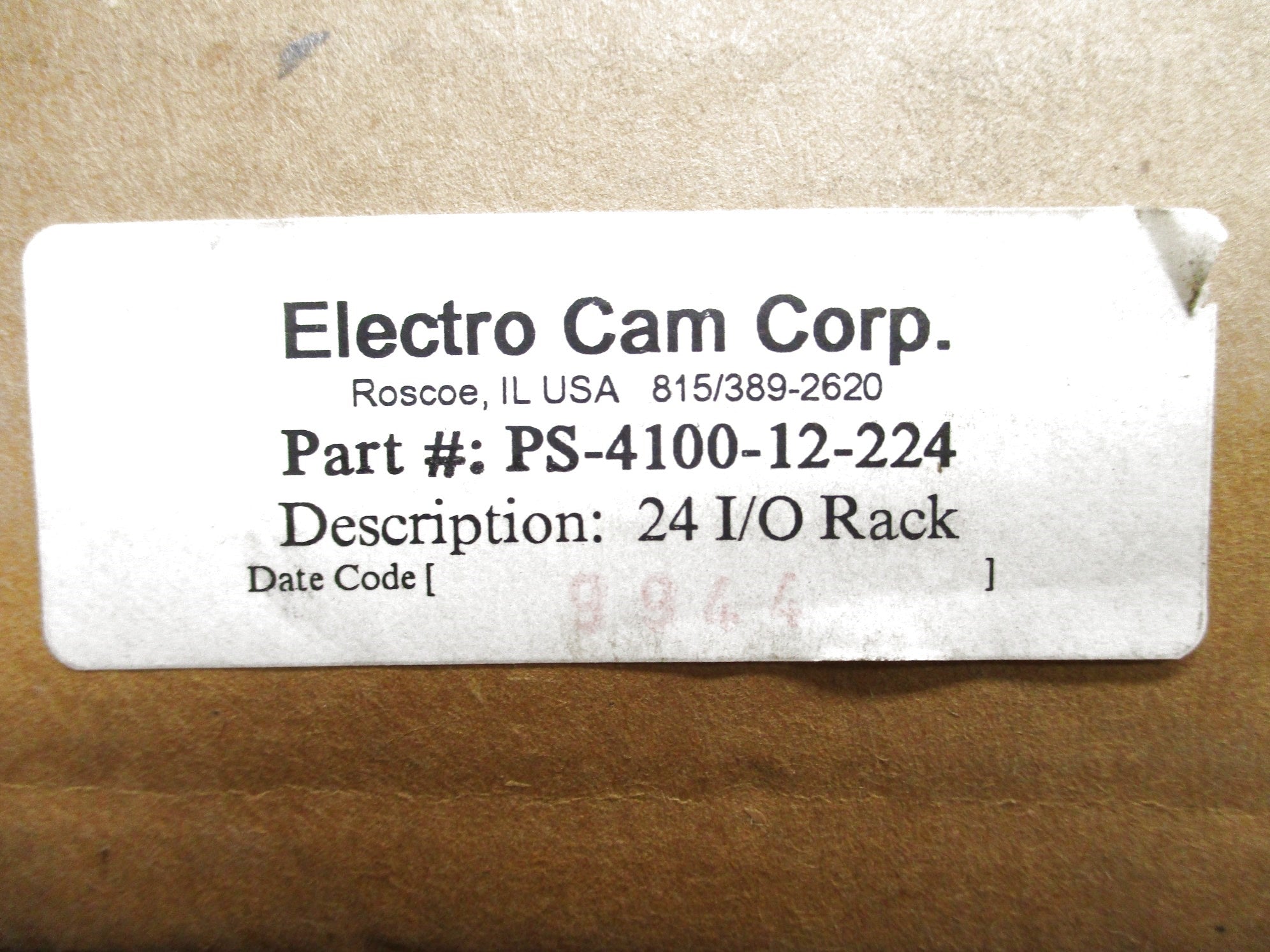 ELECTRO CAM PS-4100-12-224 NSMP