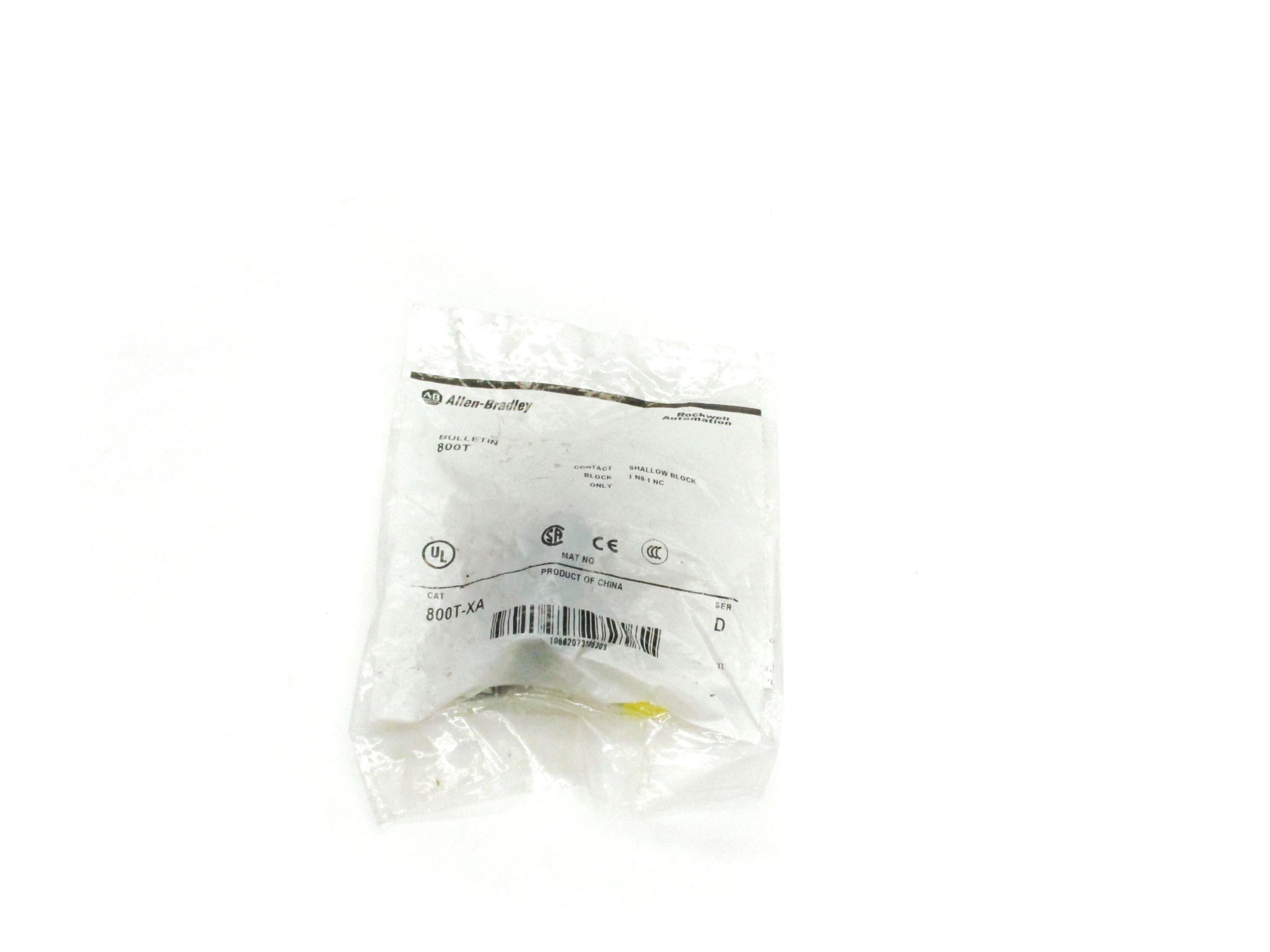 ALLEN BRADLEY 800T-XA SER. D NSMP
