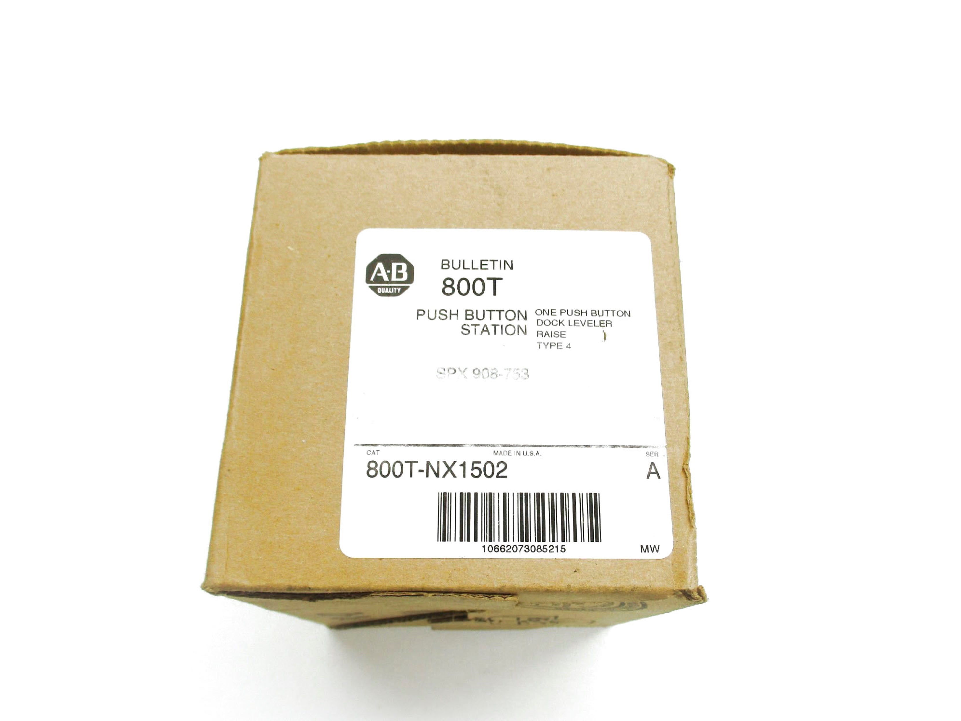 ALLEN BRADLEY 800T-NX1502 SER. A (BR/WH) NSMP