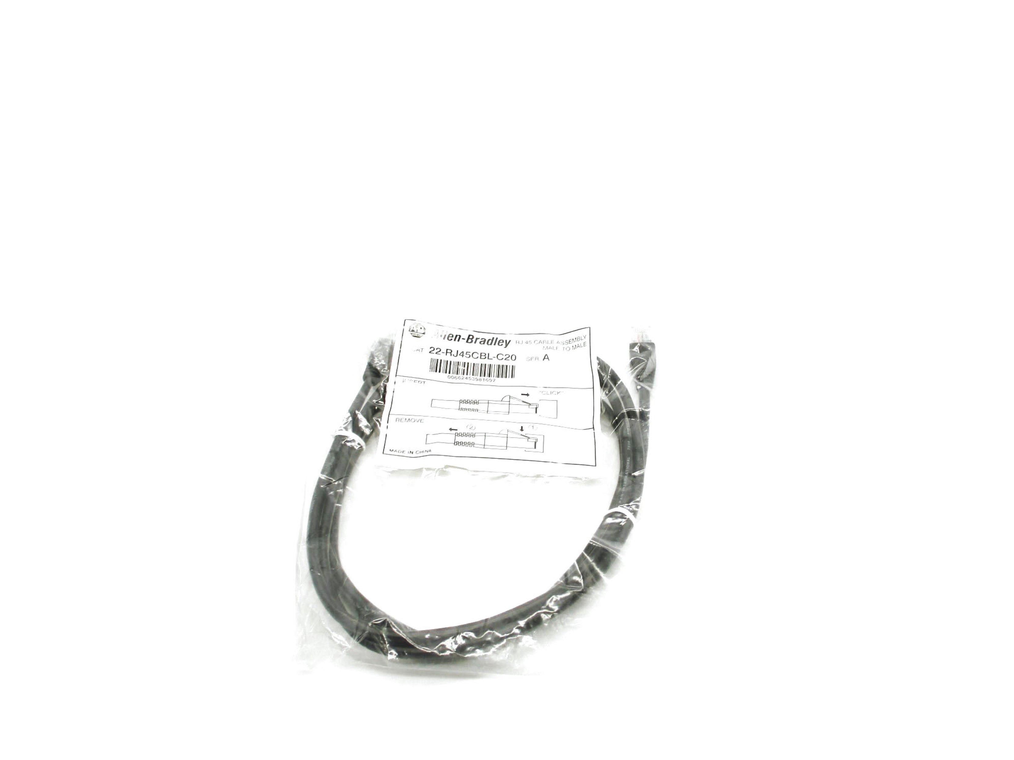 ALLEN BRADLEY 22-RJ45CBL-C20 SER. A NSMP