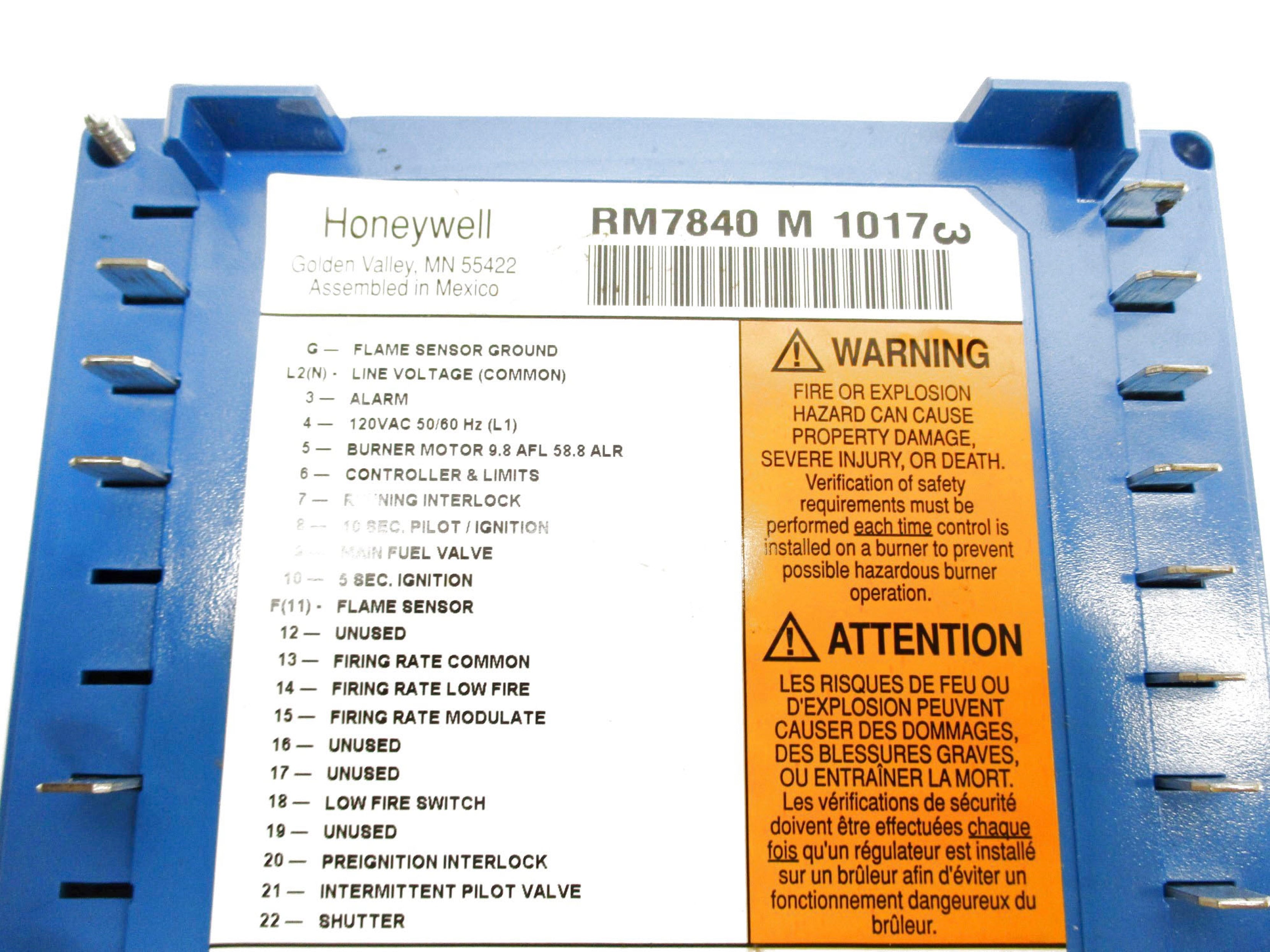 HONEYWELL RM7840M1017 UNMP