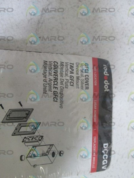 RED DOT DCCGV GFCI COVER *NEW IN ORIGINAL PACKAGE*