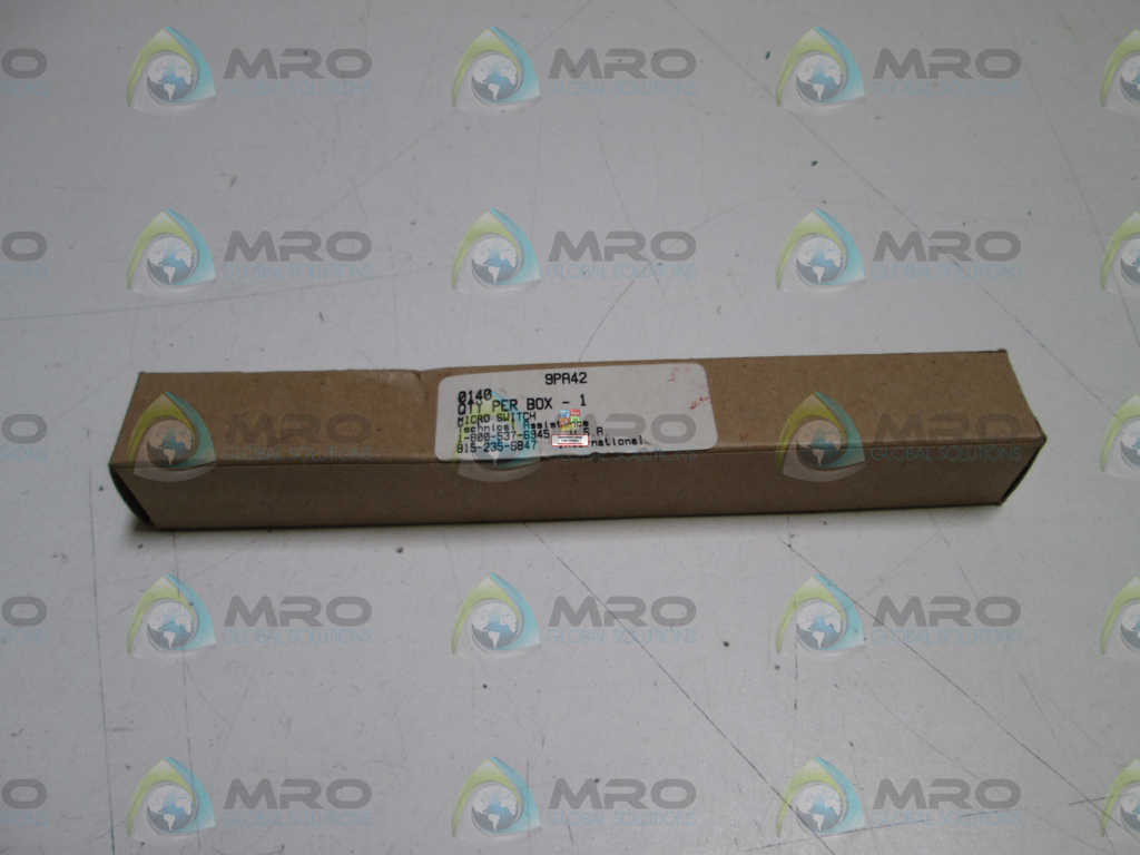 MICROSWITCH ACTUATOR (MISSING O-RING) 9PA42 *NEW IN BOX*