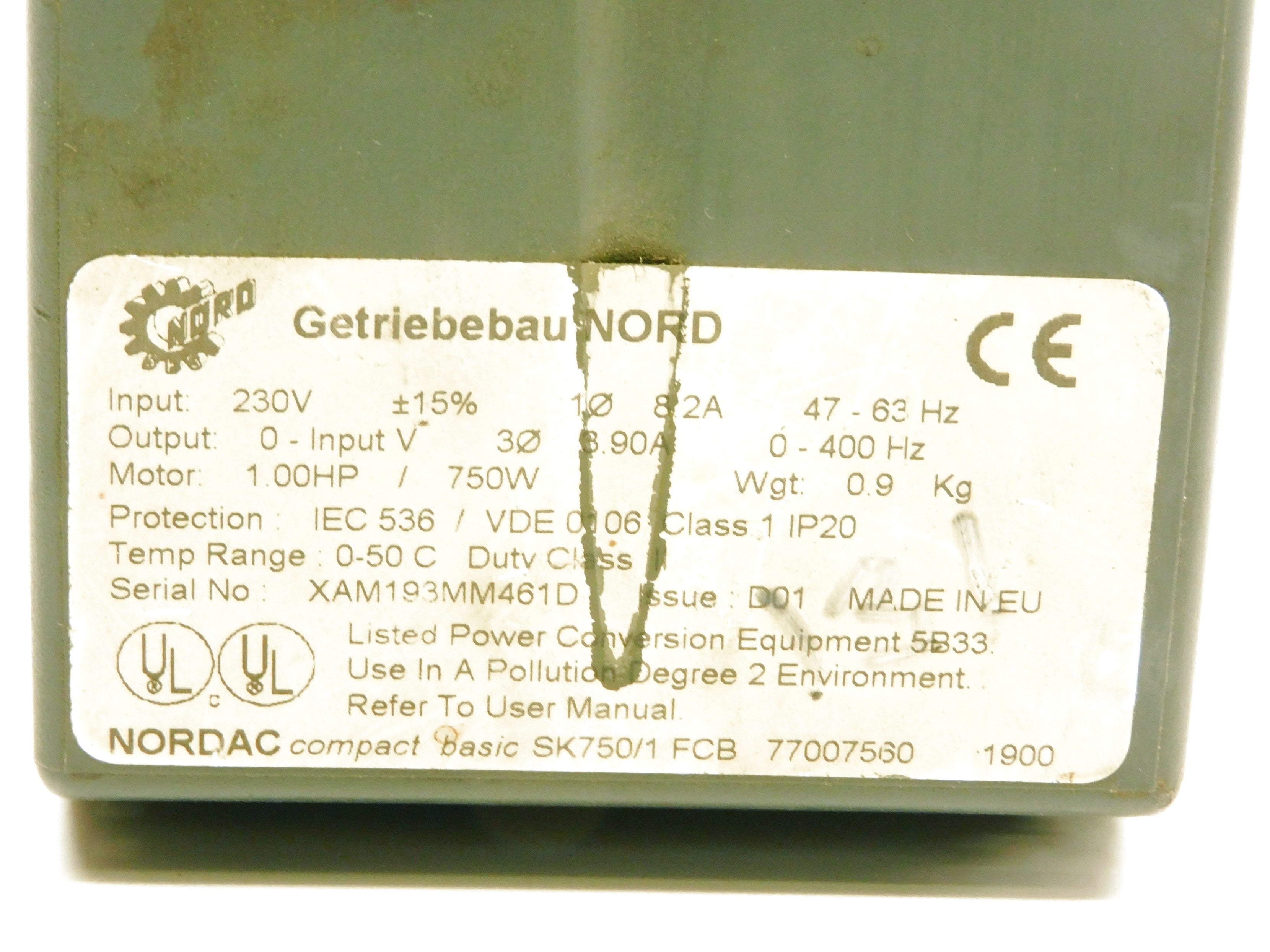 NORD SK750/1FCB UNMP