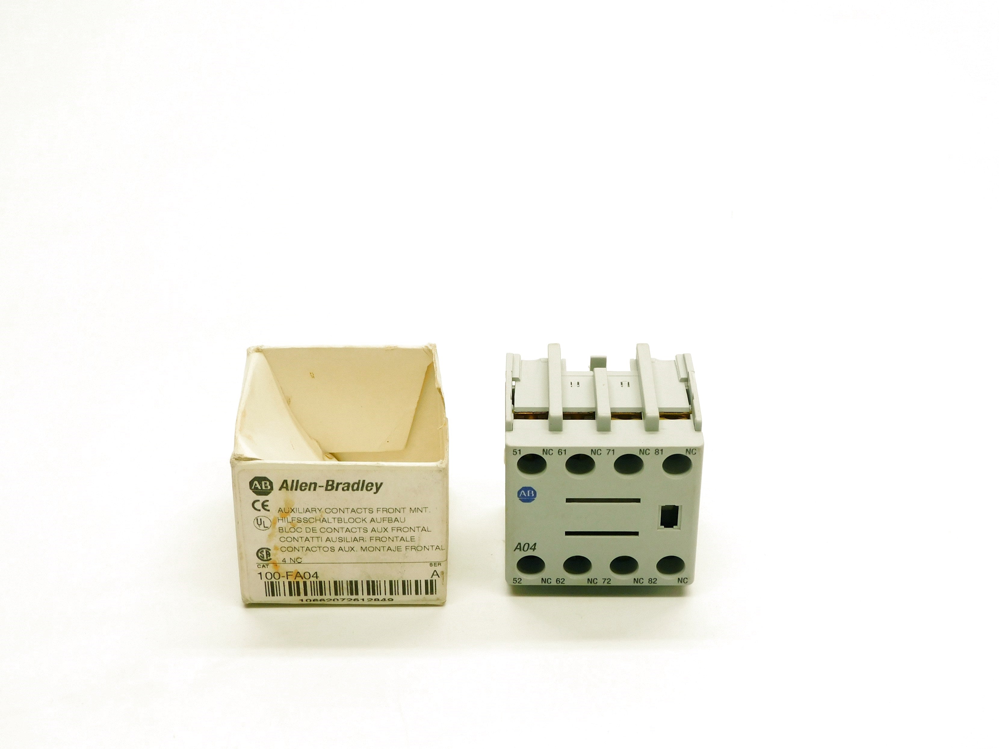 ALLEN BRADLEY 100-FA04 SER. A (WH) NSMP