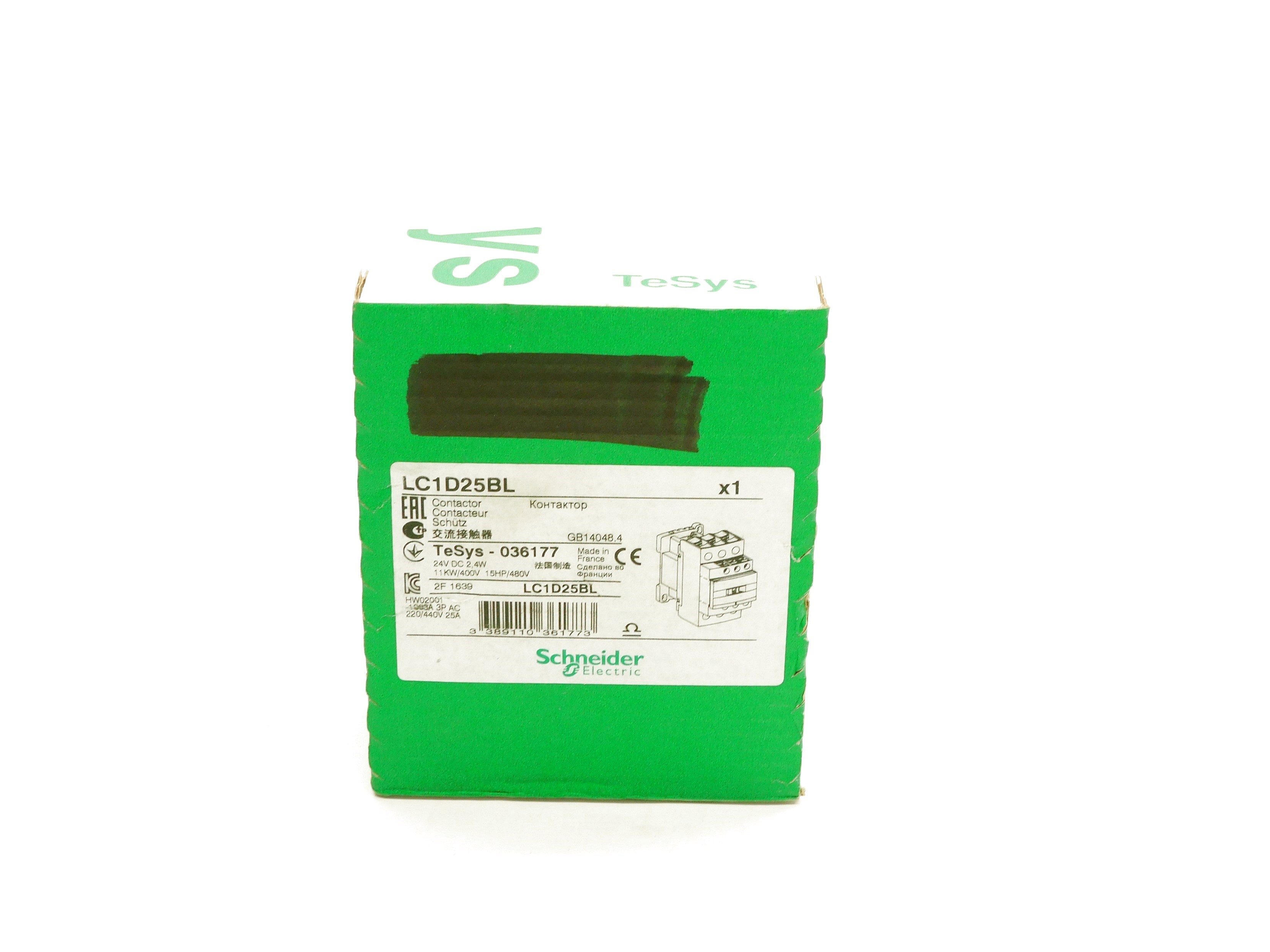 SCHNEIDER LC1D25BL 24VDC NSFS