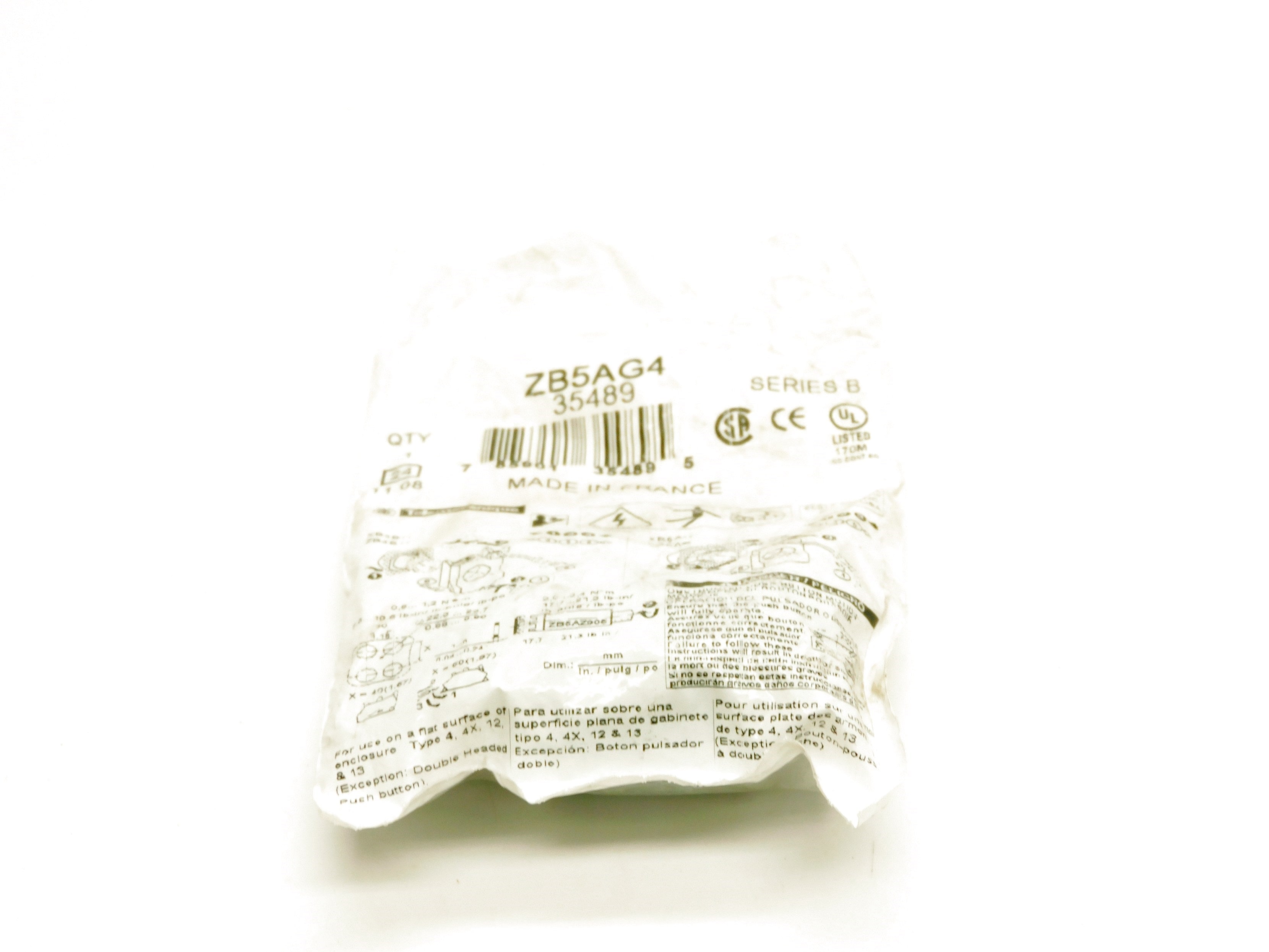 SCHNEIDER ZB5AG4 SER. B NSMP