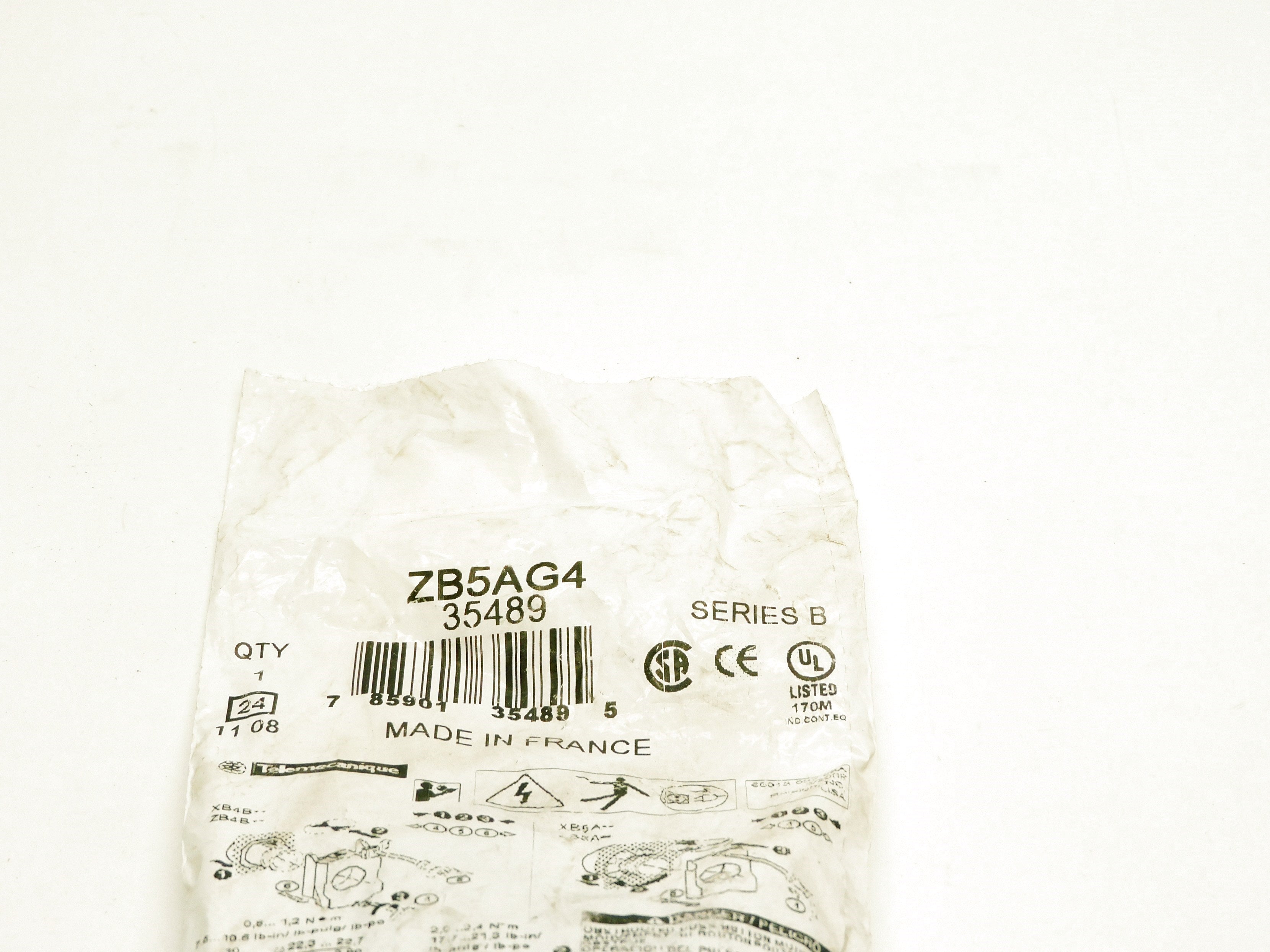 SCHNEIDER ZB5AG4 SER. B NSMP