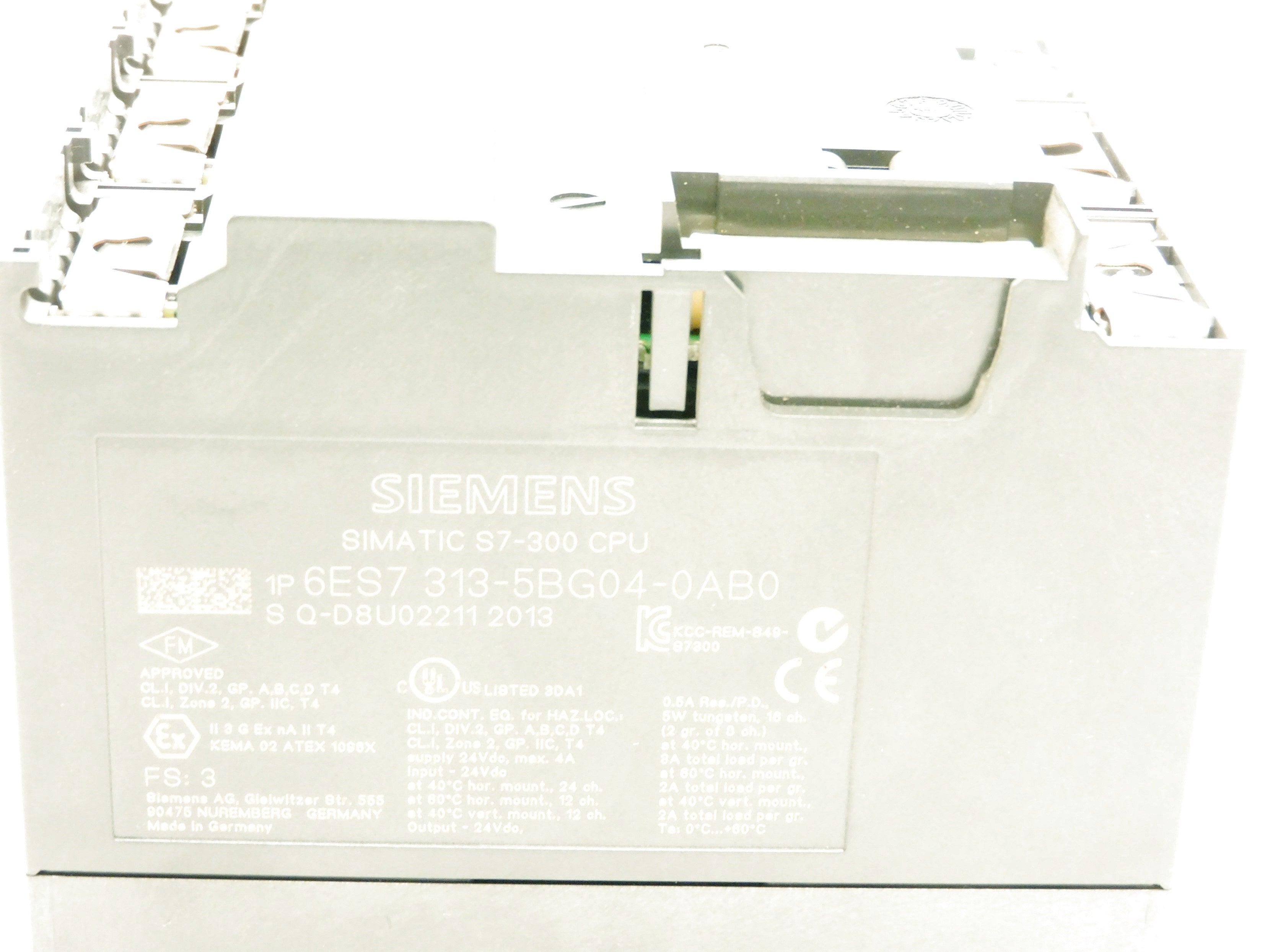 SIEMENS 6ES7313-5BG04-0AB0 UNMP