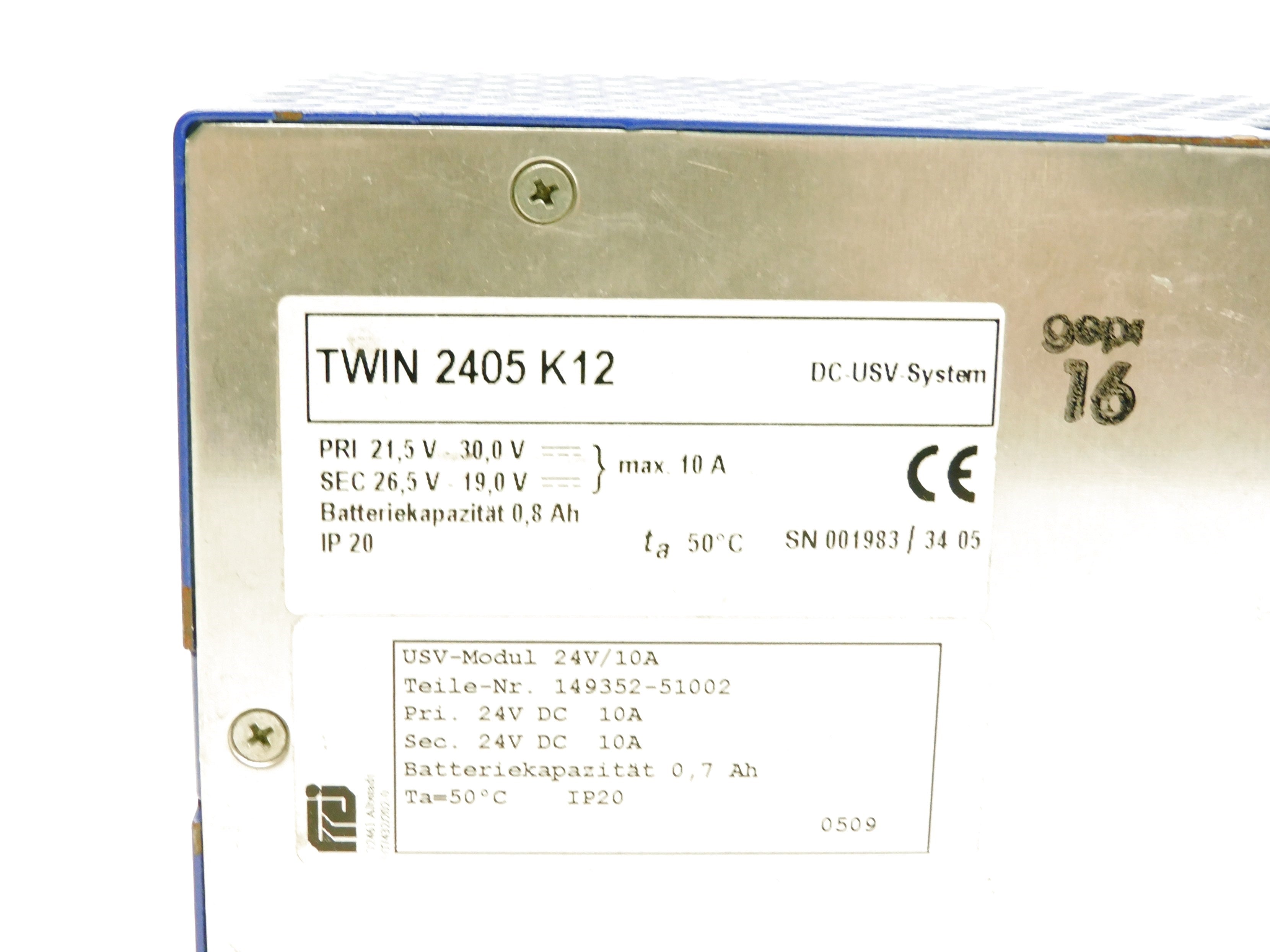 TWIN 2405K12 UNMP