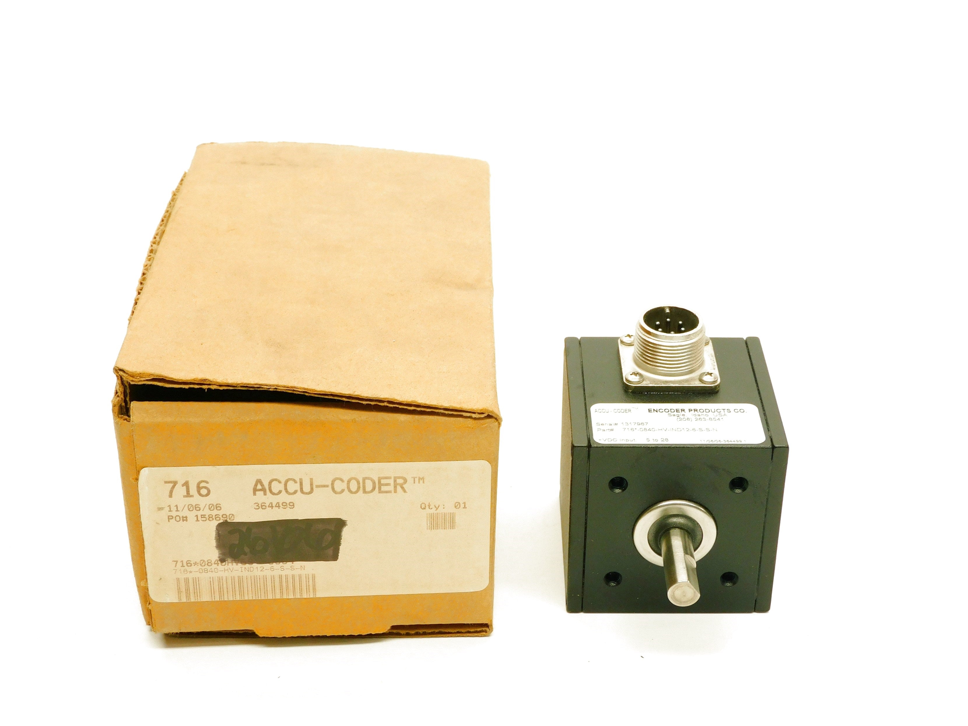 ACCU-CODER 716*-0840-HV-IND12-6-S-S-N NSMP
