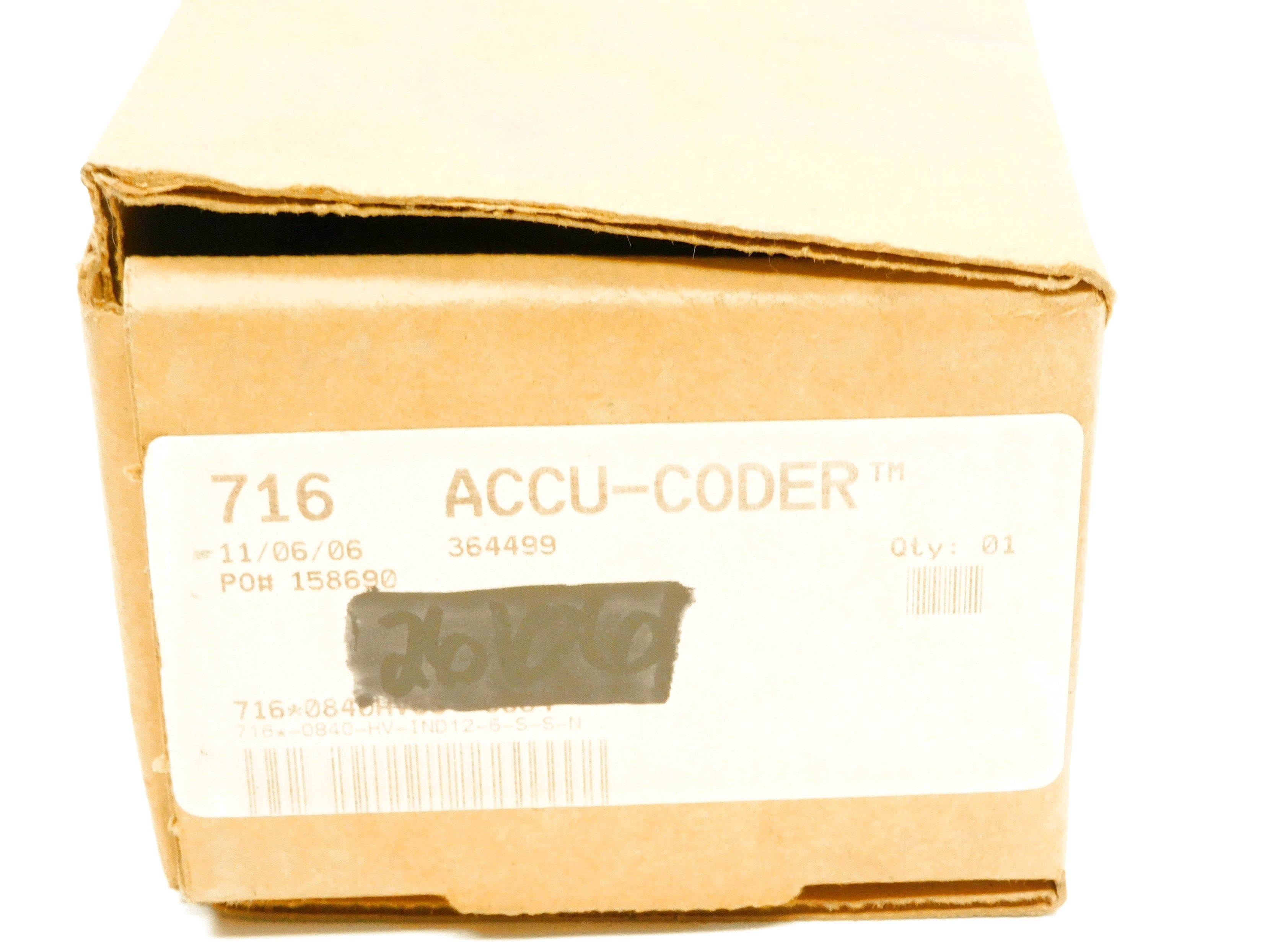 ACCU-CODER 716*-0840-HV-IND12-6-S-S-N NSMP