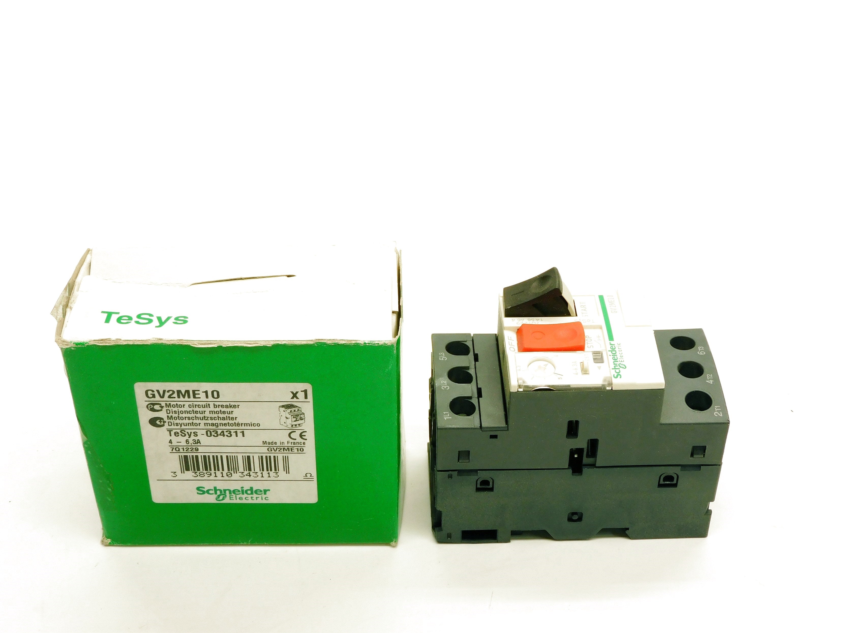 SCHNEIDER GV2ME10 4-6.3A NSMP