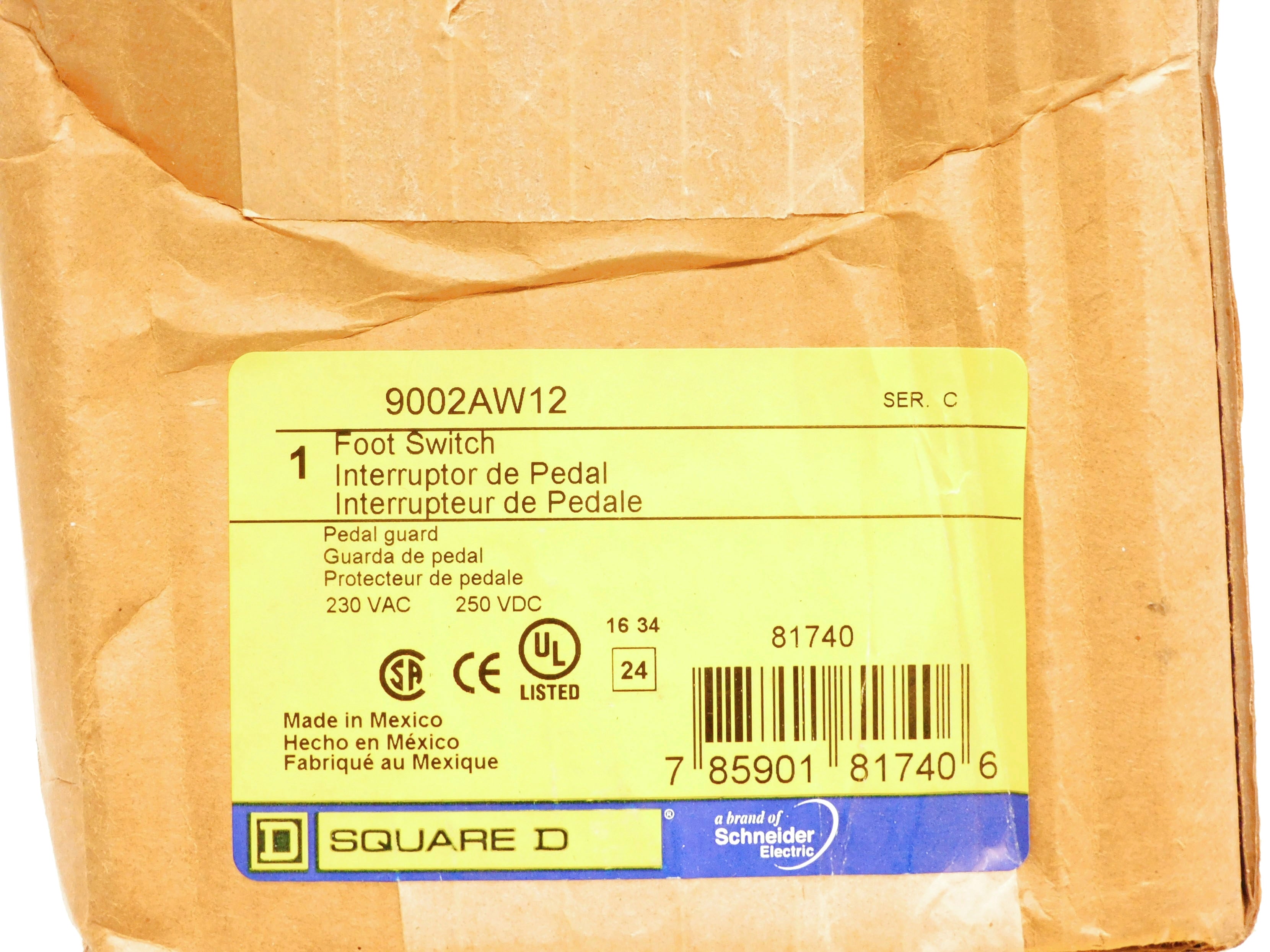 SQUARE D 9002AW12 SER. C NSMP