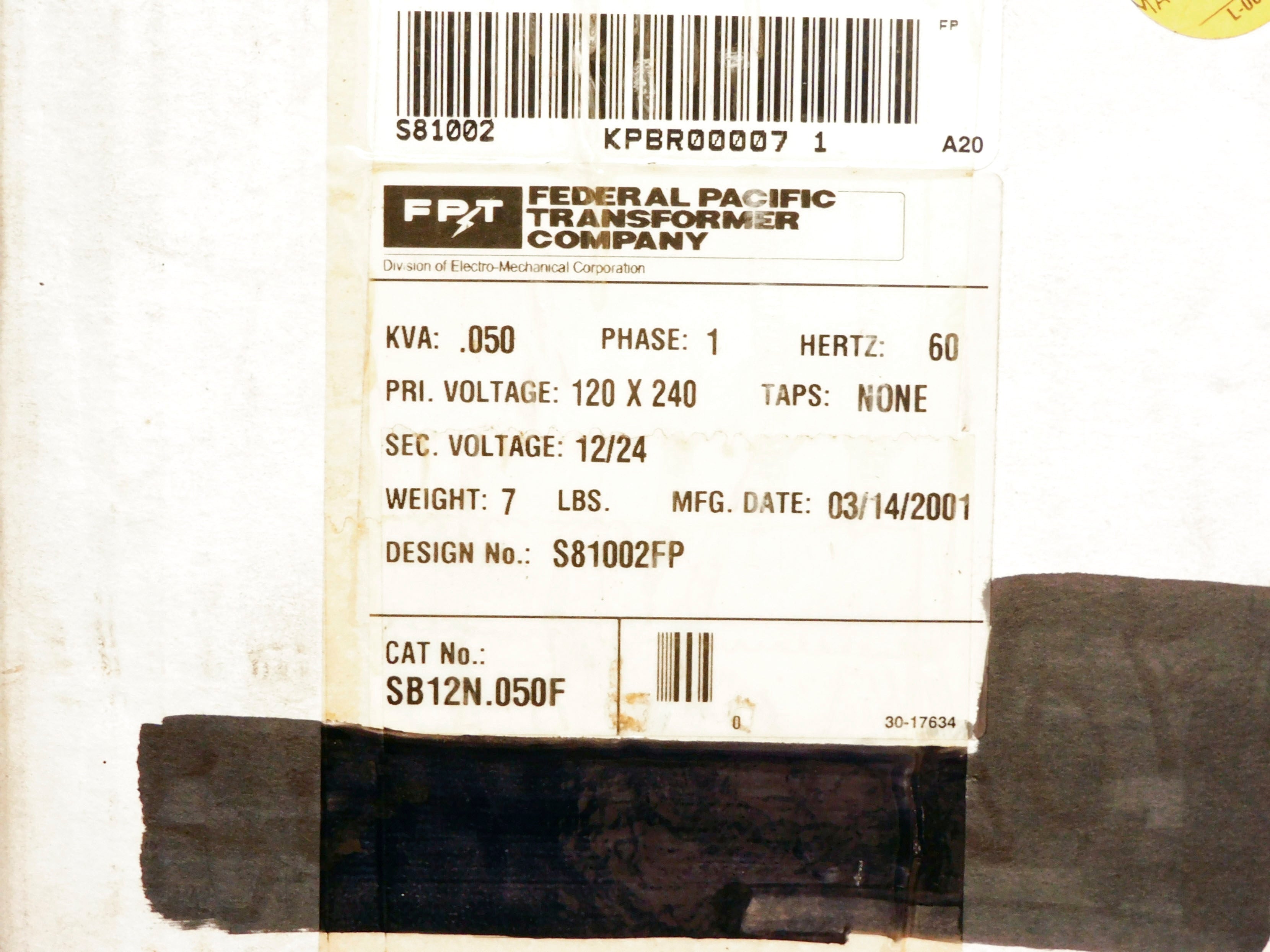 FPT SB12N.050F NSMP