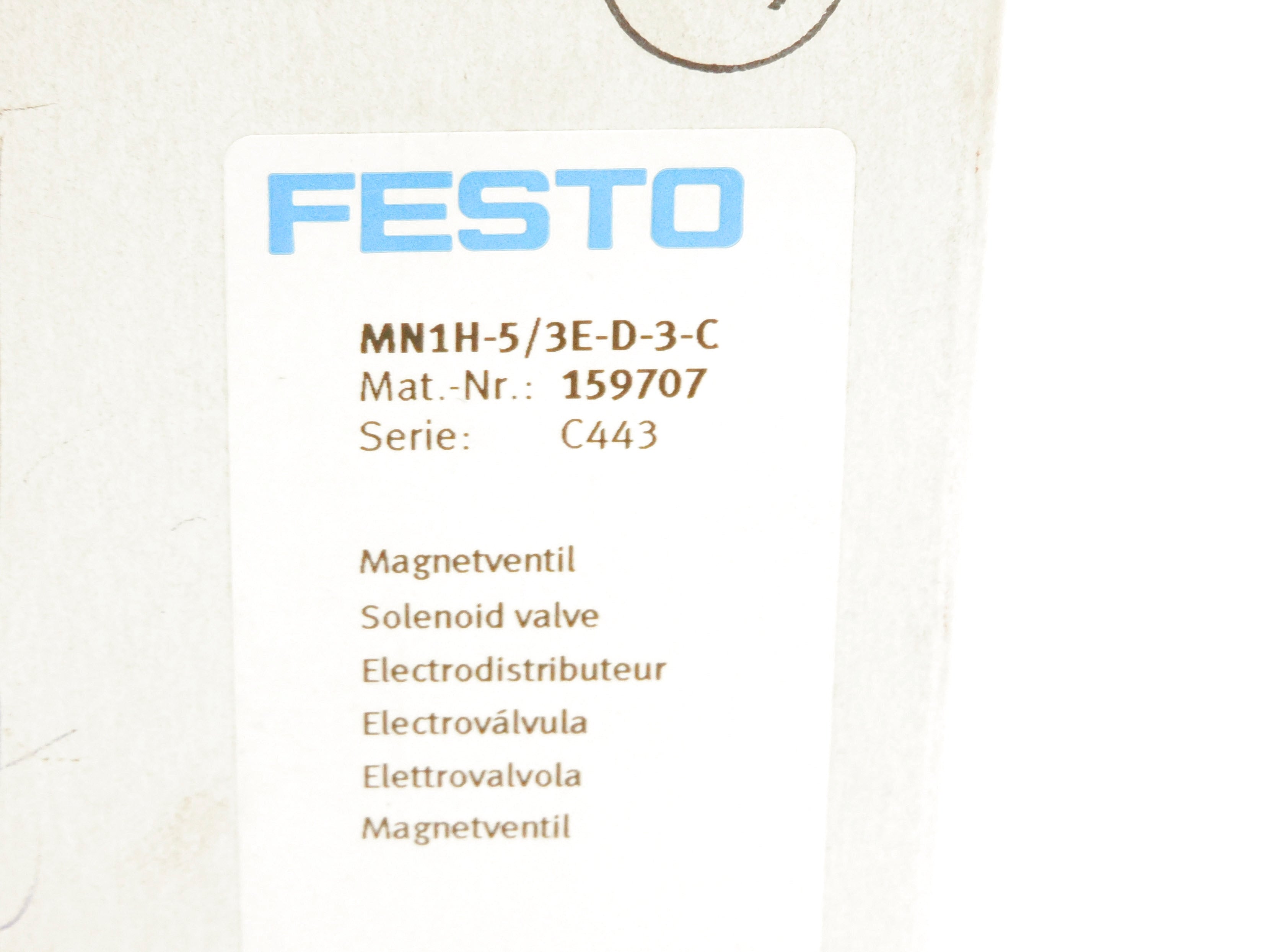 FESTO MN1H-5/3E-D-3-C NSMP