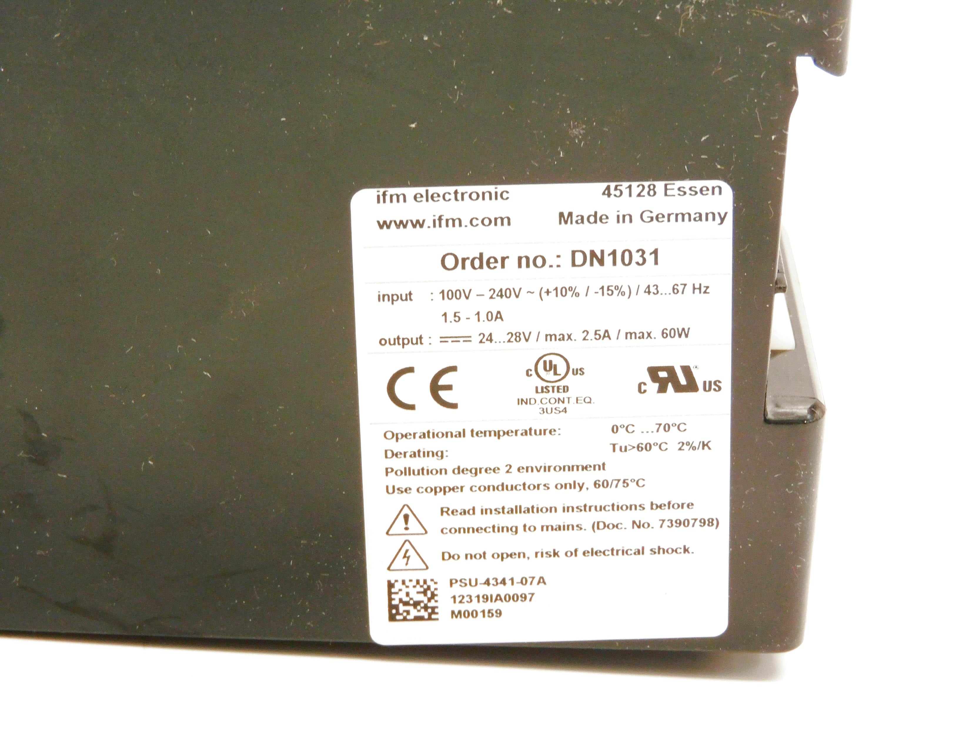 IFM EFECTOR DN1031 NSMP