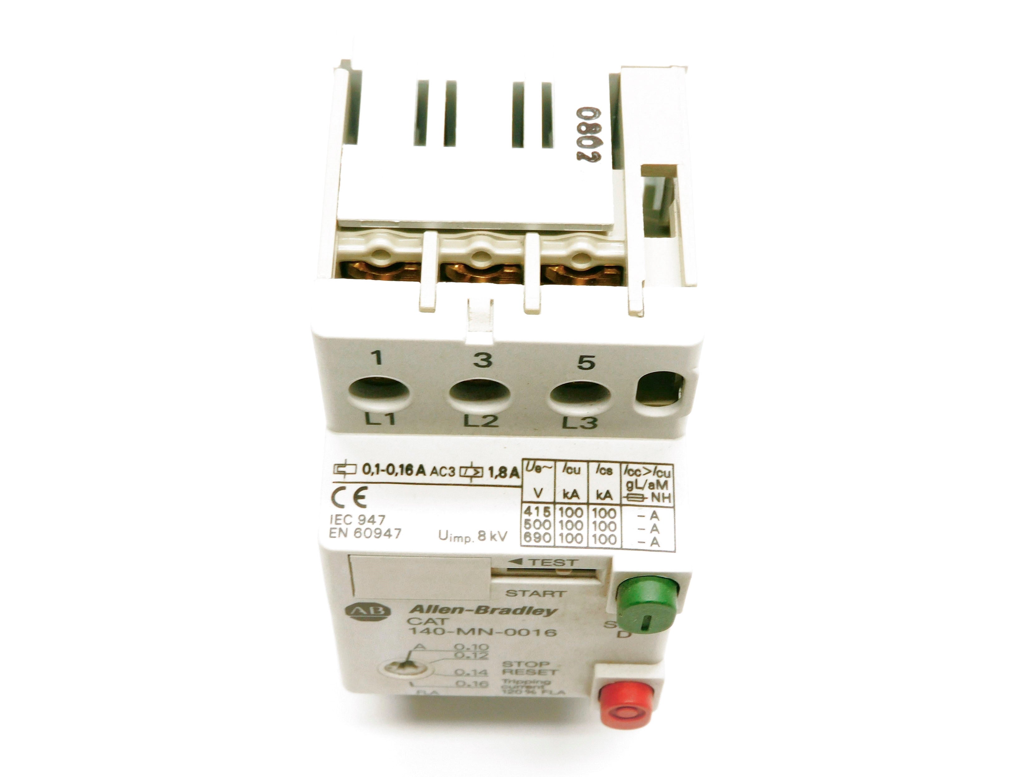 ALLEN BRADLEY 140-MN-0016 SER. D 0.1-0.16A 690V NSMP