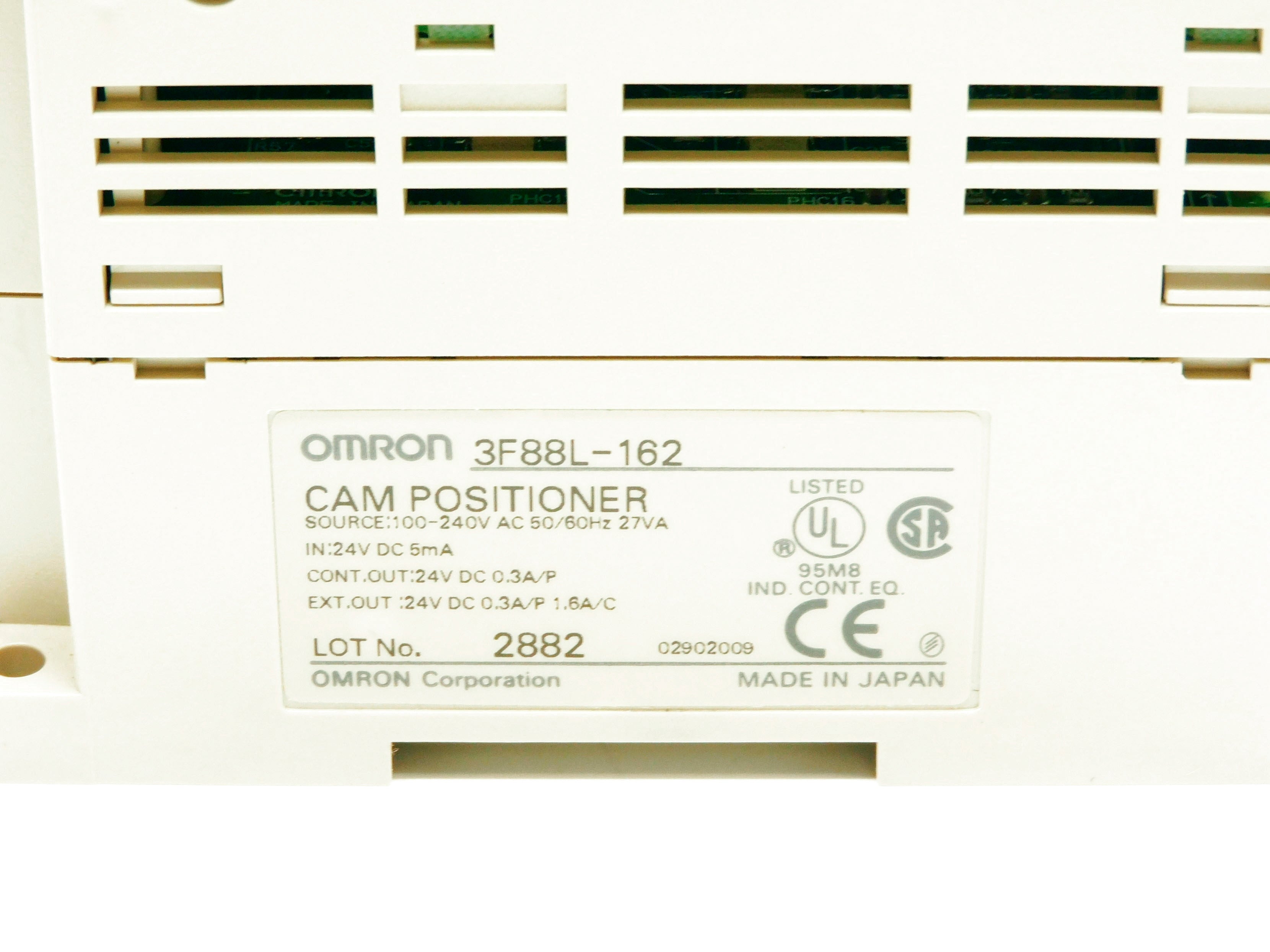 OMRON 3F88L-162 UNMP