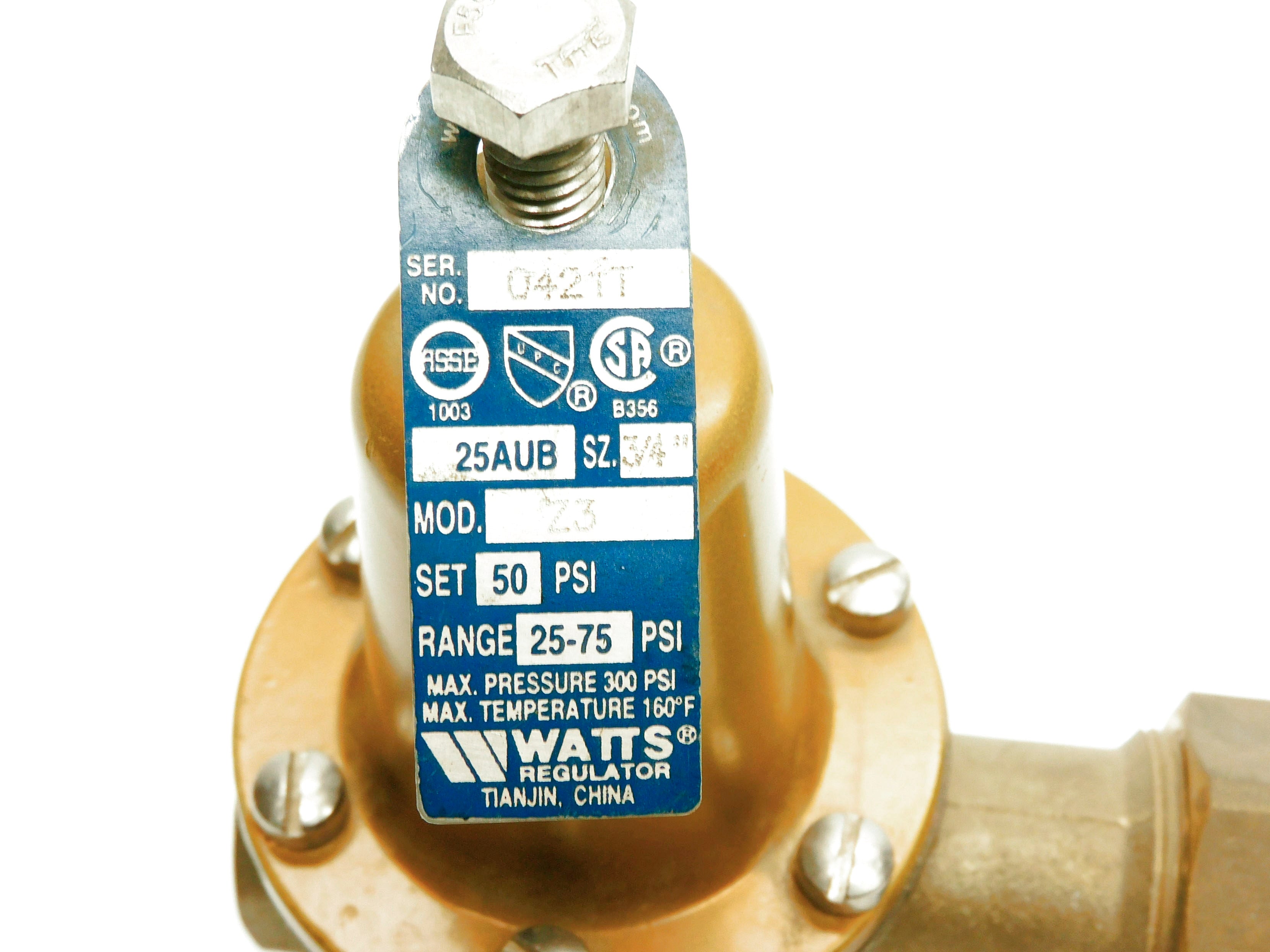 WATTS 25AUB-Z3 NSNP