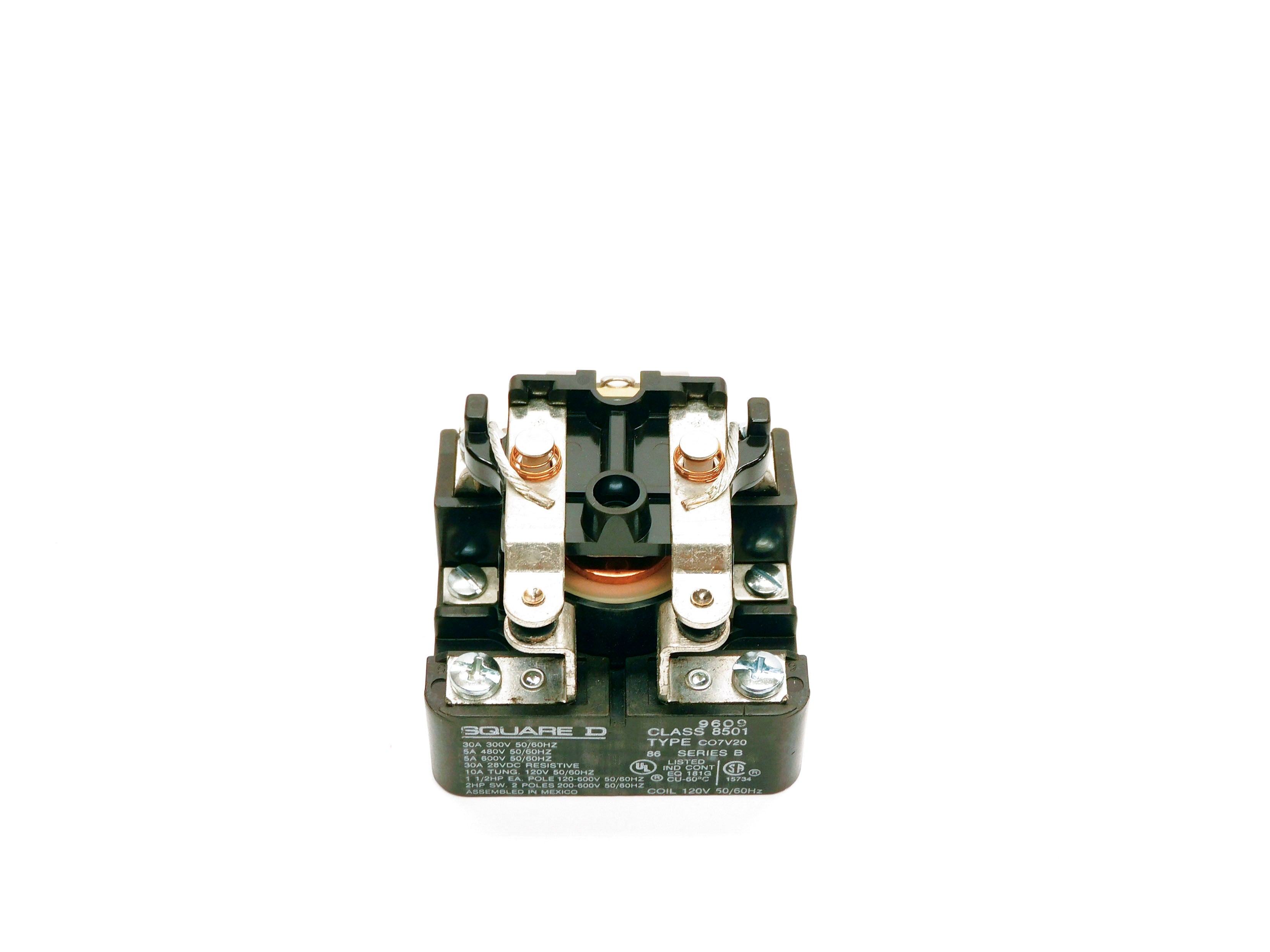 SQUARE D 8501C07V20 SER. B 120V 20A NSMP