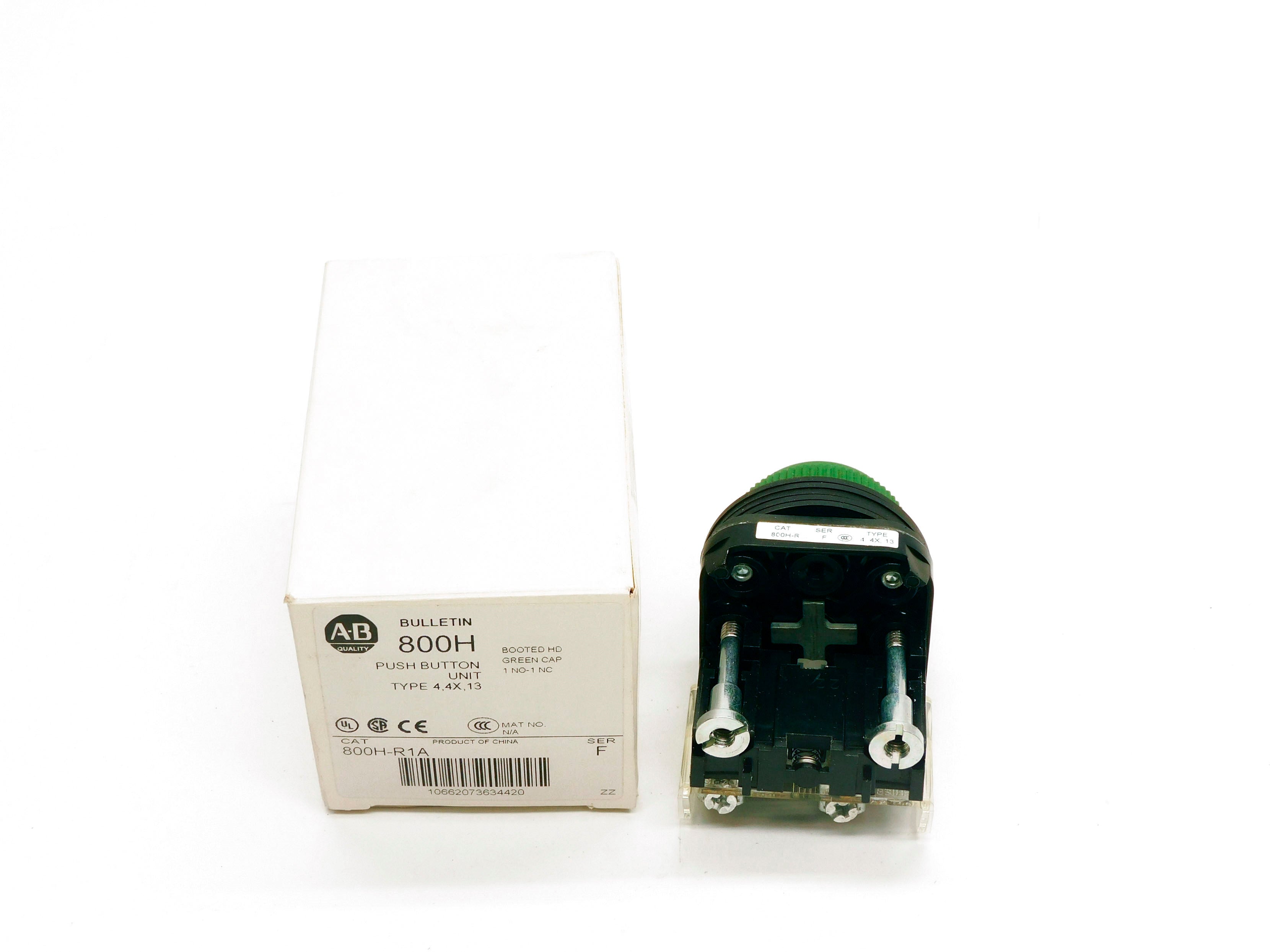 ALLEN BRADLEY 800H-R1A SER. F (AS PICTURED) (WH) NSMP
