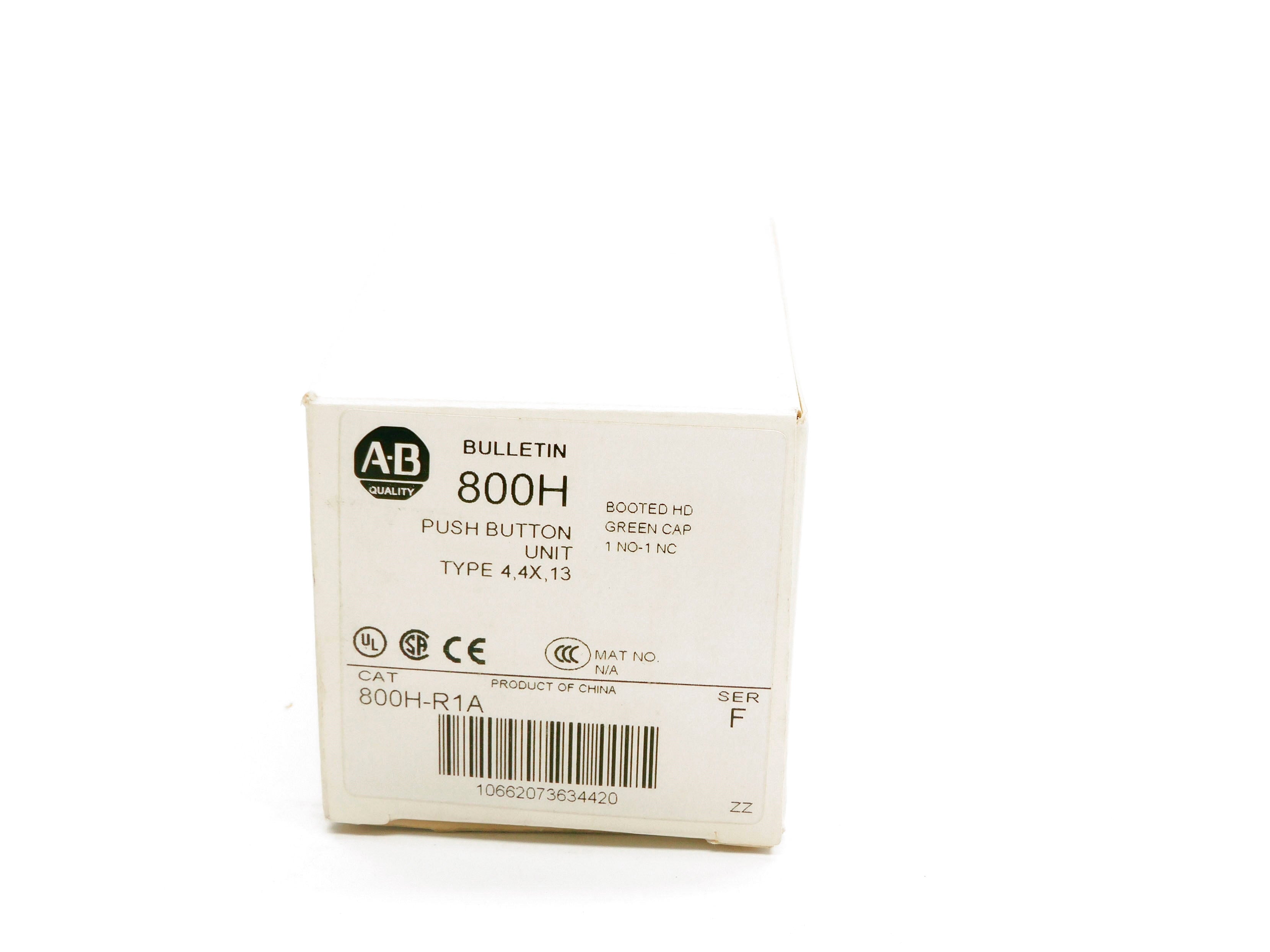 ALLEN BRADLEY 800H-R1A SER. F (AS PICTURED) (WH) NSMP