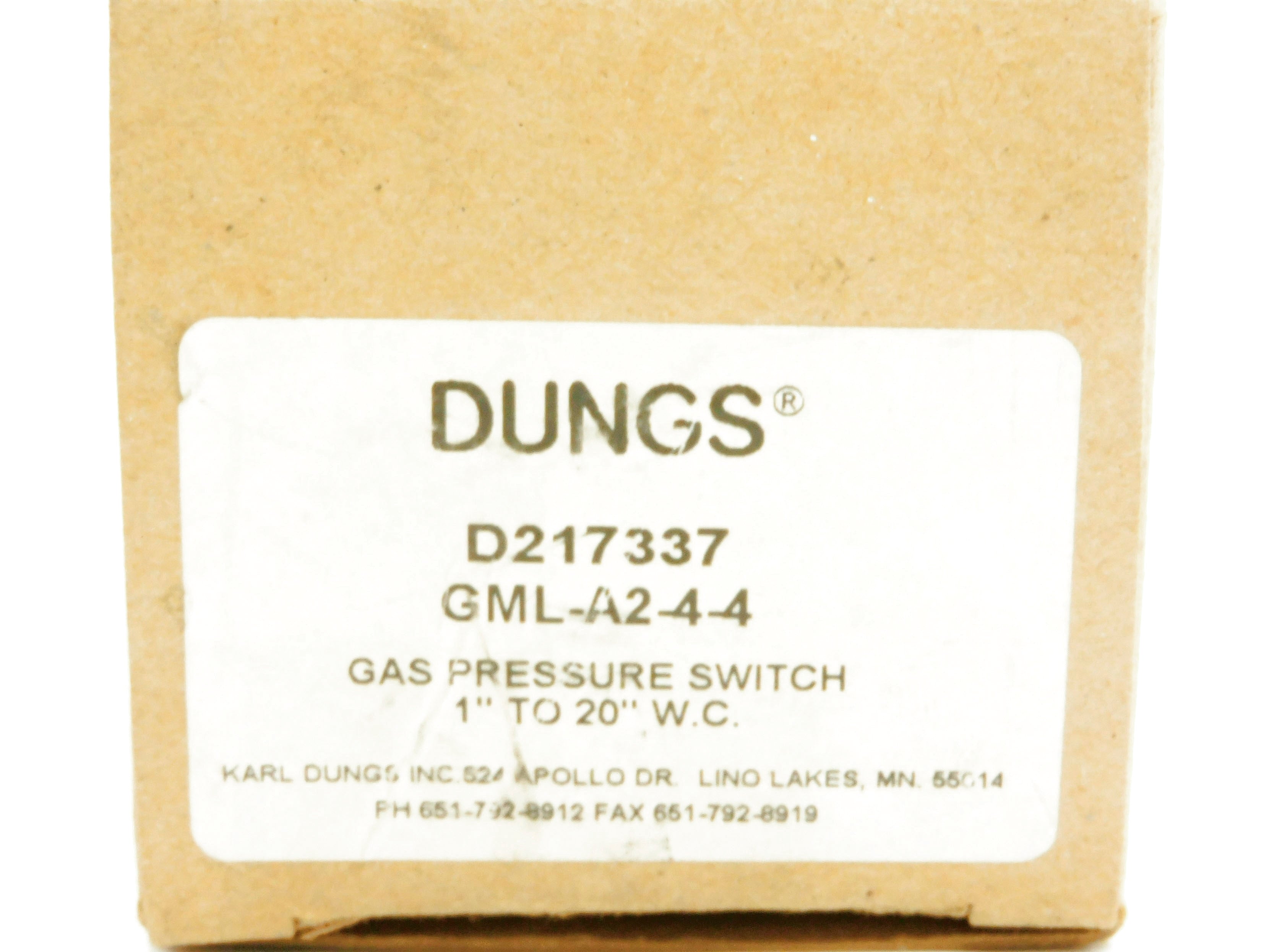 DUNGS GML-A2-4-4 NSMP