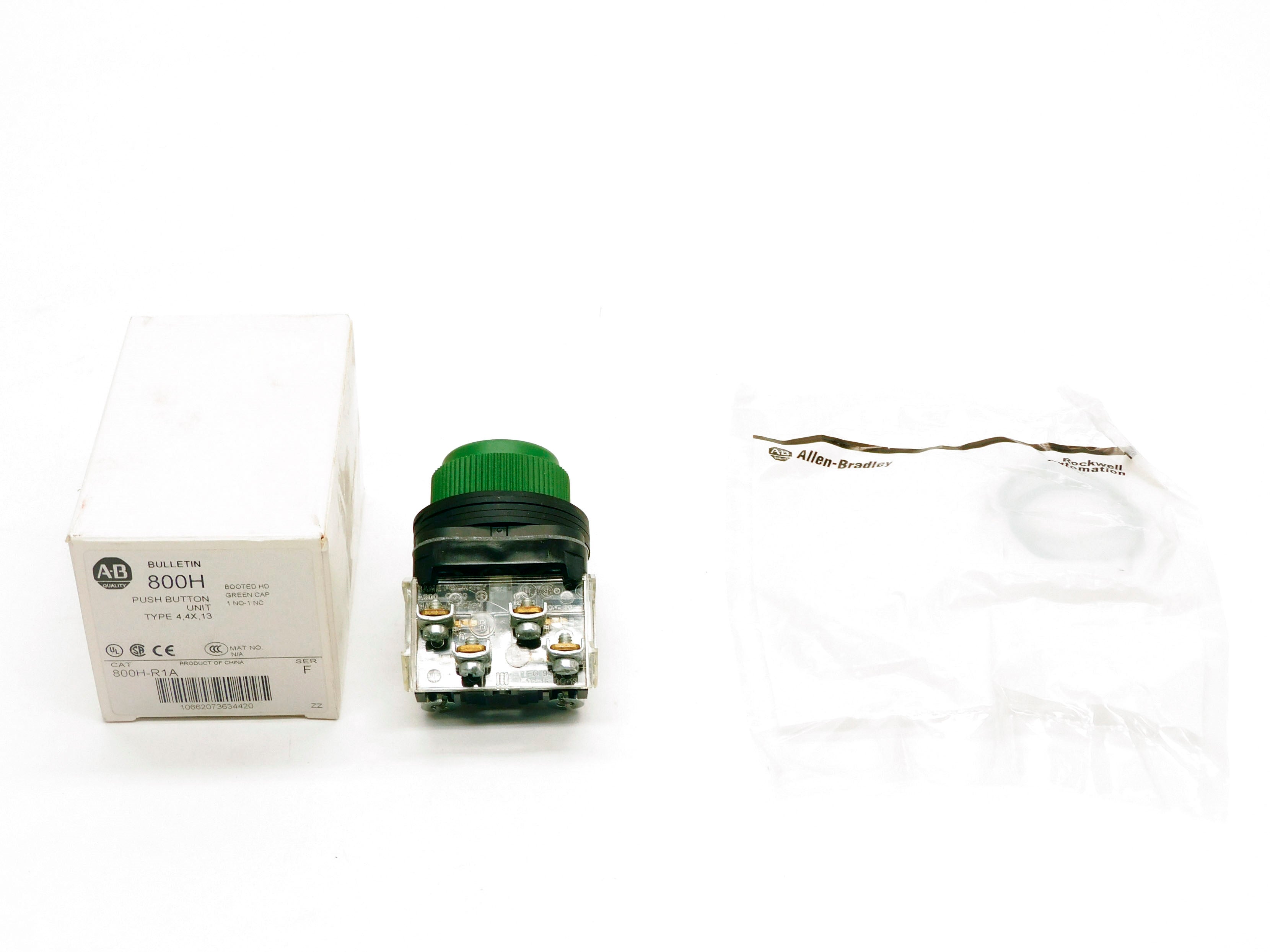 ALLEN BRADLEY 800H-R1A SER. F (WH) NSMP
