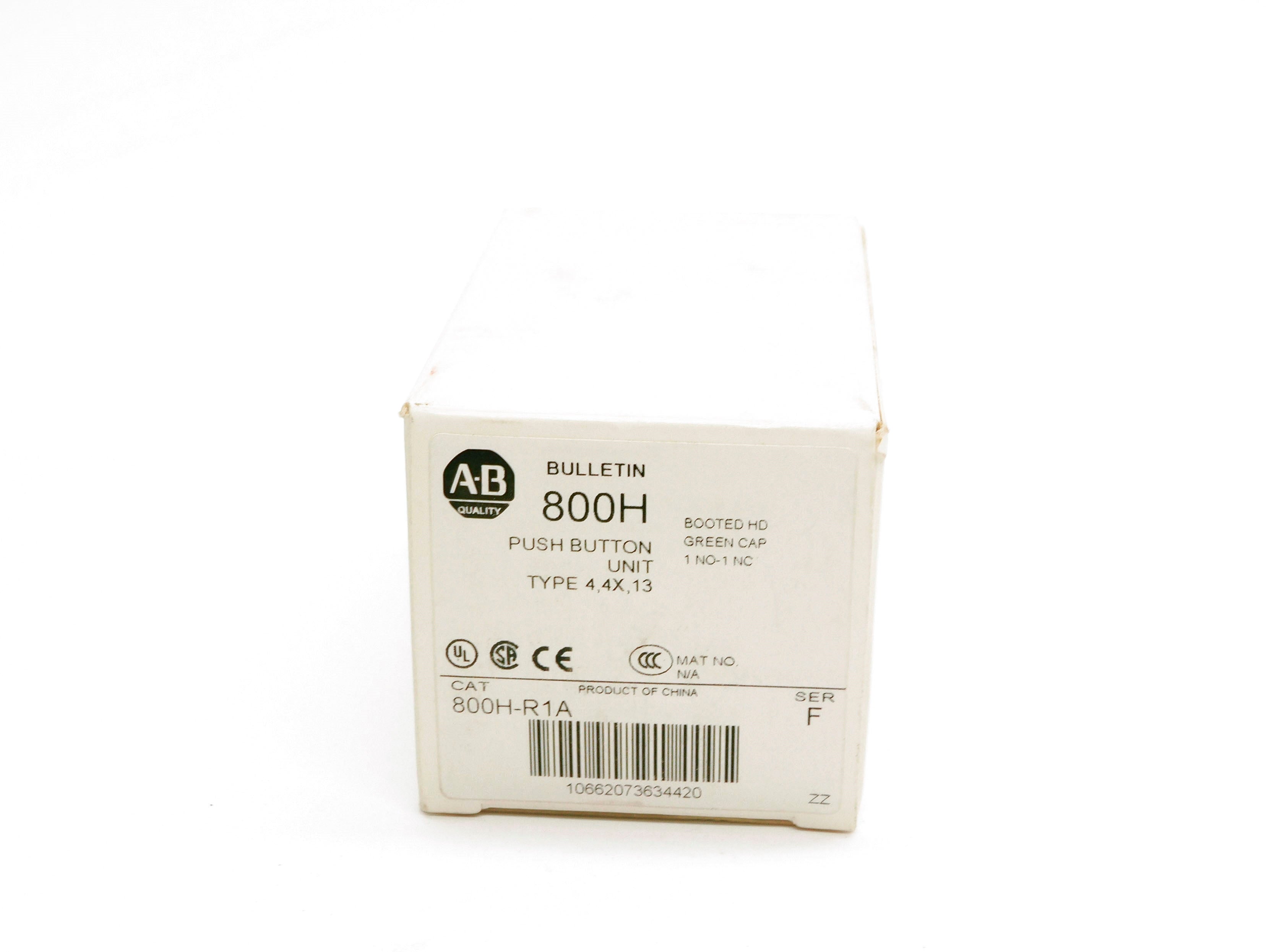 ALLEN BRADLEY 800H-R1A SER. F (WH) NSMP