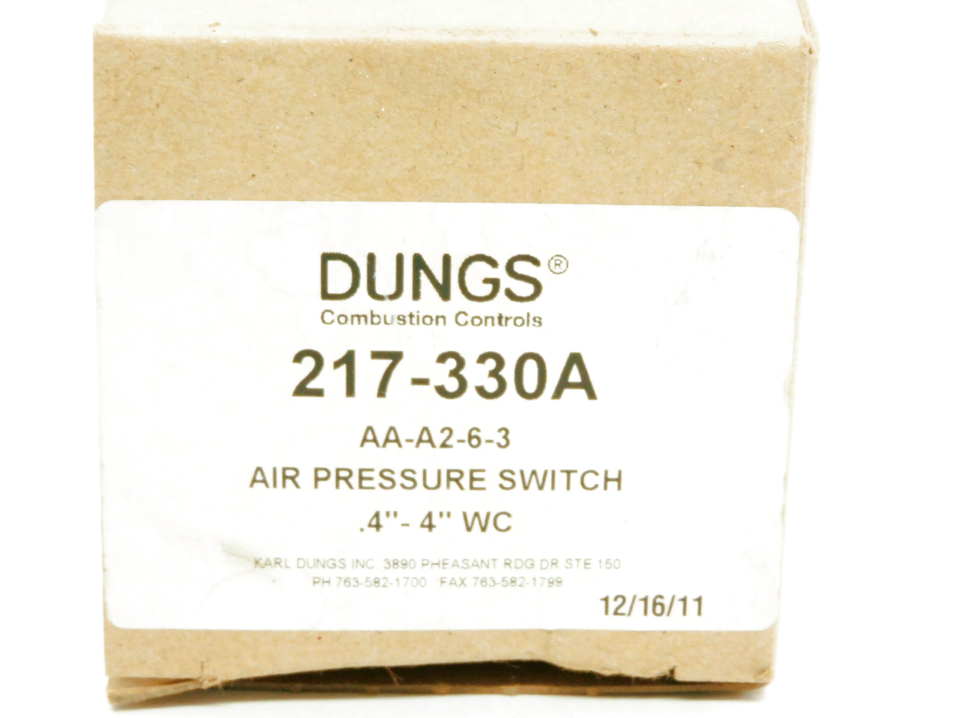 DUNGS 217-330A AA-A2-6-3 NSMP