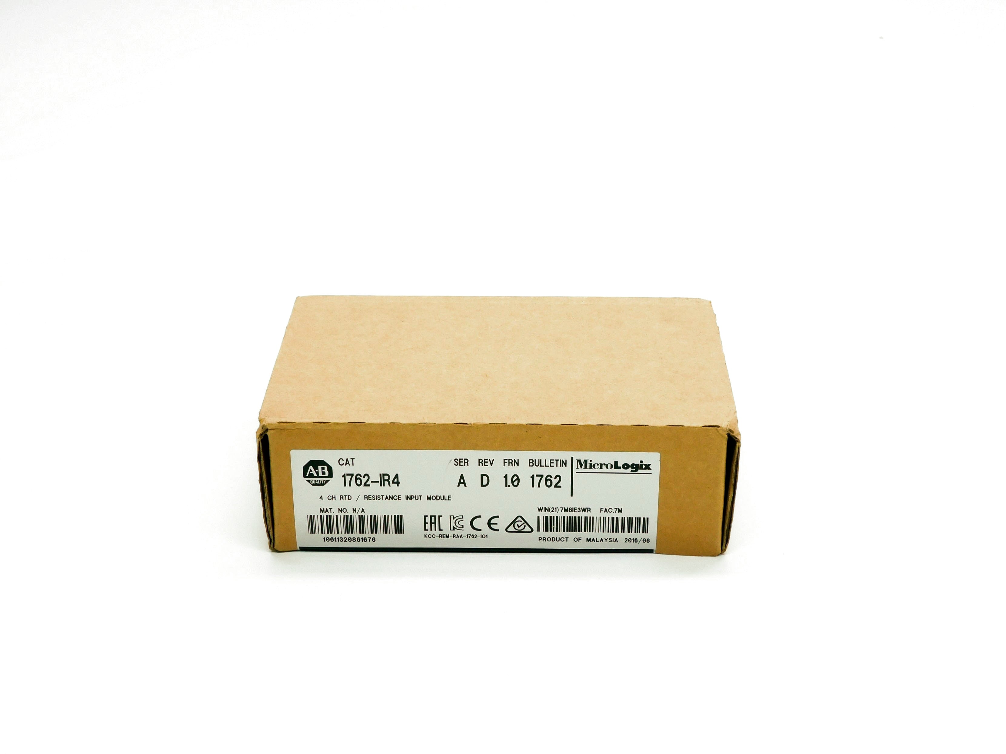 ALLEN BRADLEY 1762-IR4 SER. A F/W 1.0 DATE: 2016 NSFS