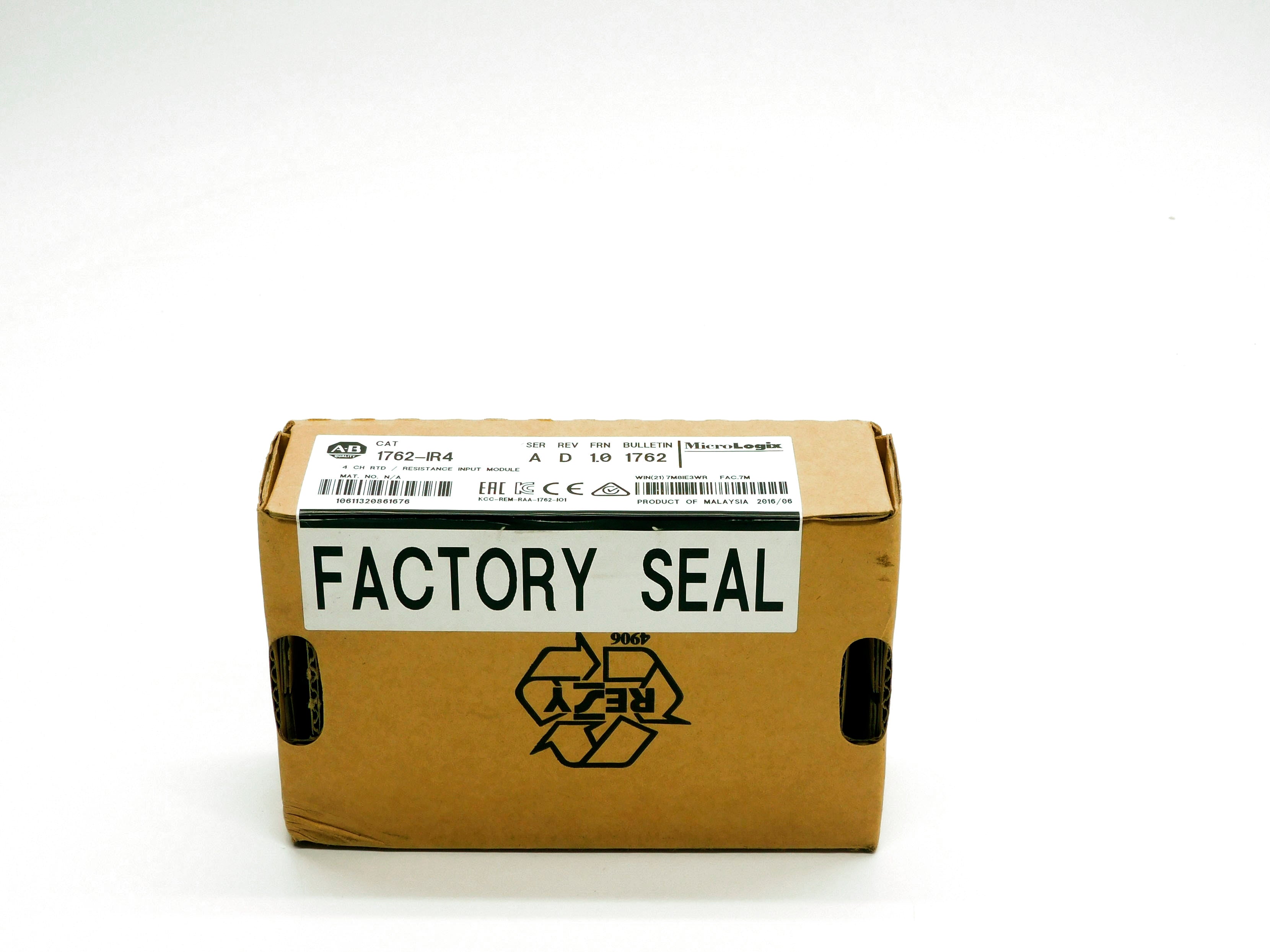 ALLEN BRADLEY 1762-IR4 SER. A F/W 1.0 DATE: 2016 NSFS