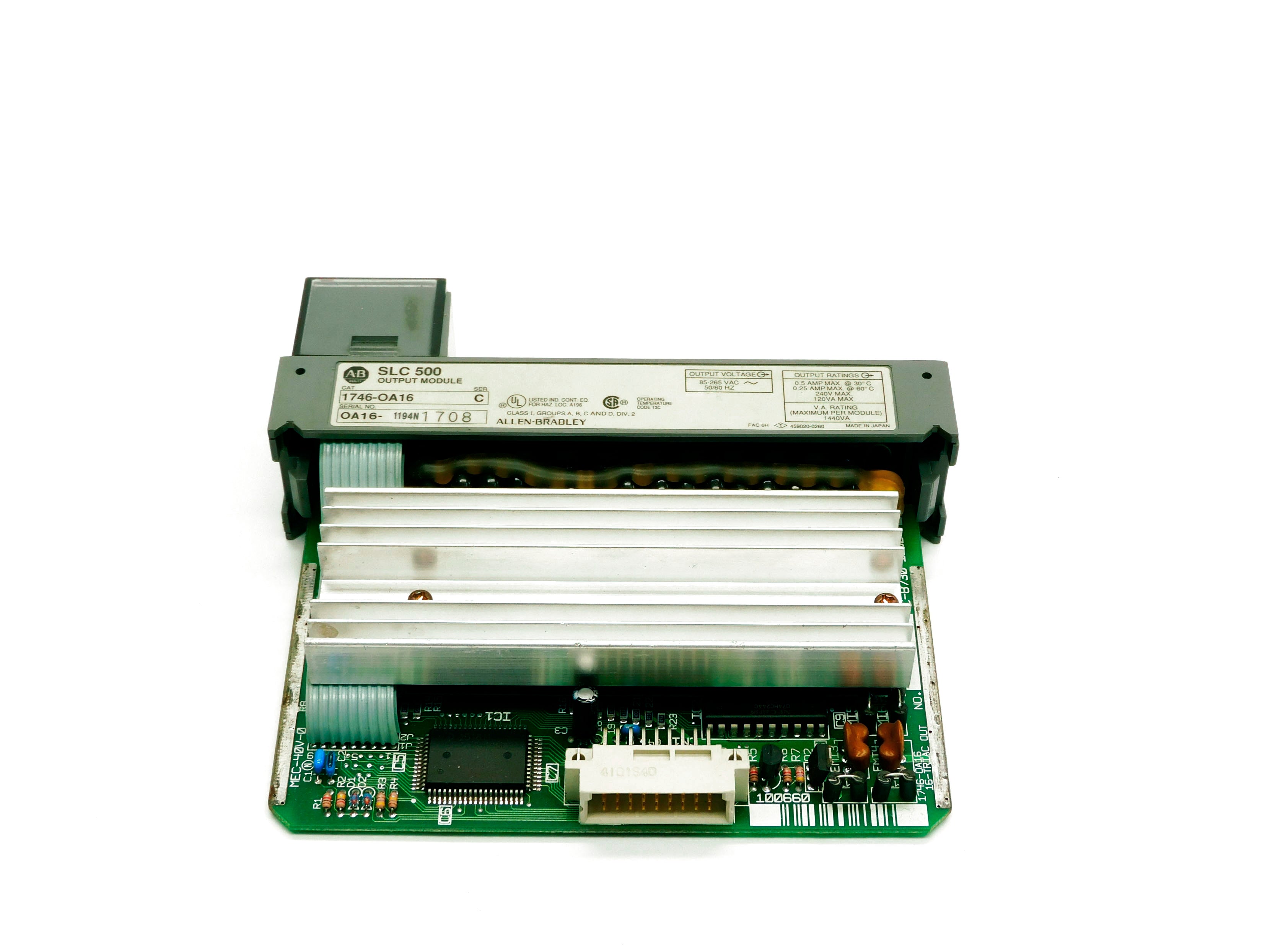 ALLEN BRADLEY 1746-OA16 SER. C (MISSING TERMINAL) UNMP