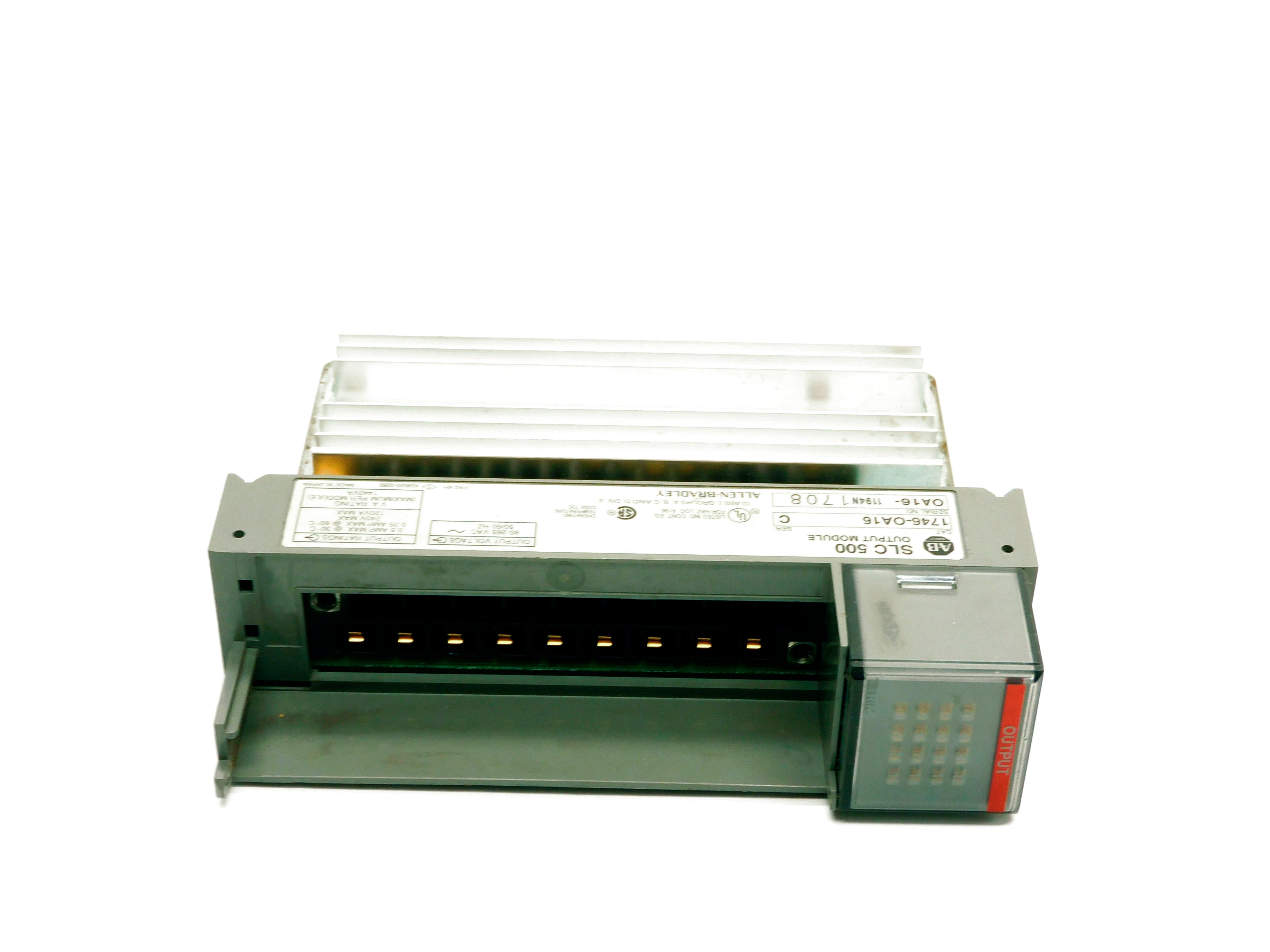 ALLEN BRADLEY 1746-OA16 SER. C (MISSING TERMINAL) UNMP