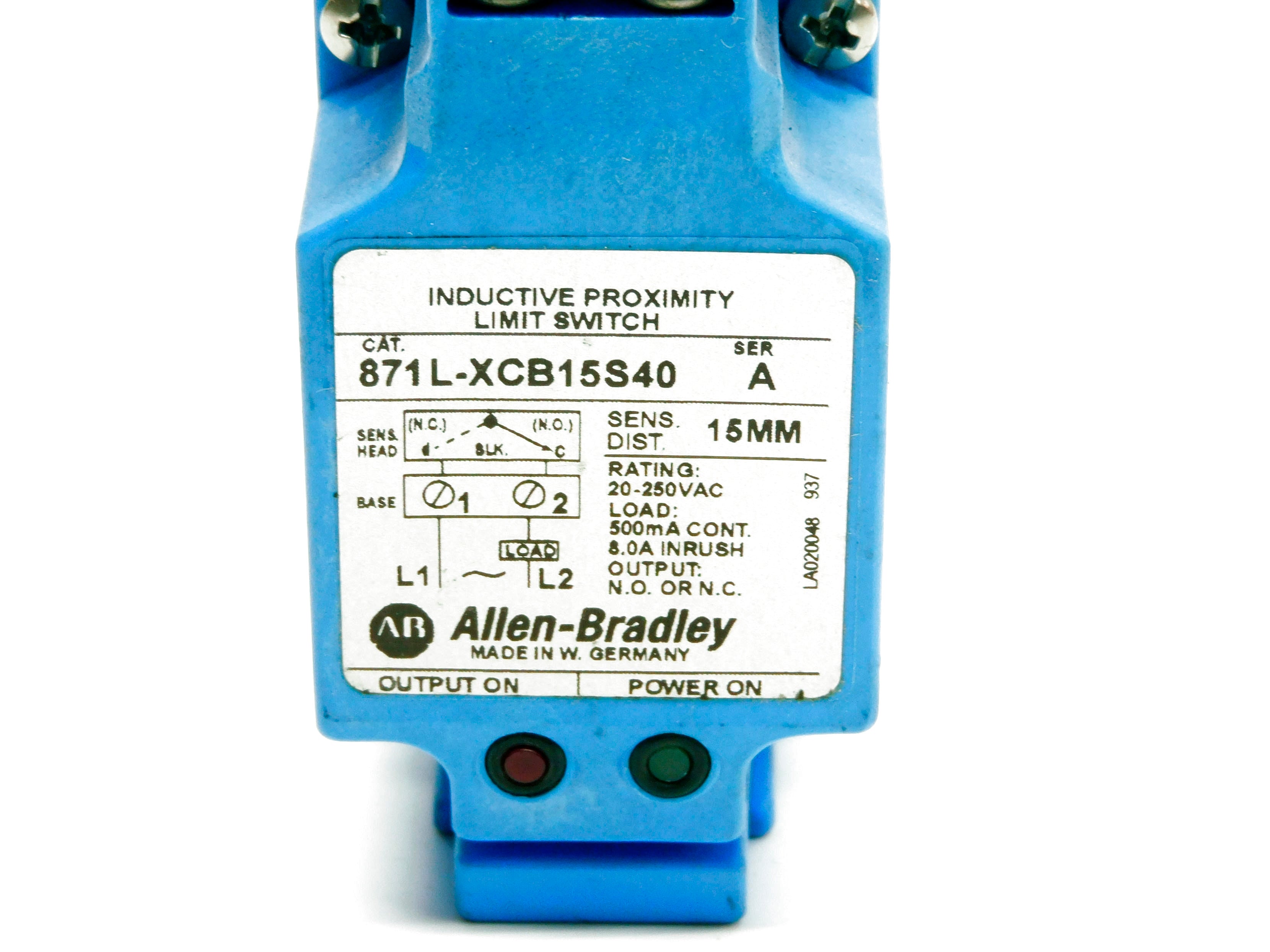 ALLEN BRADLEY 871L-XCB15S40 SER. A NSNP