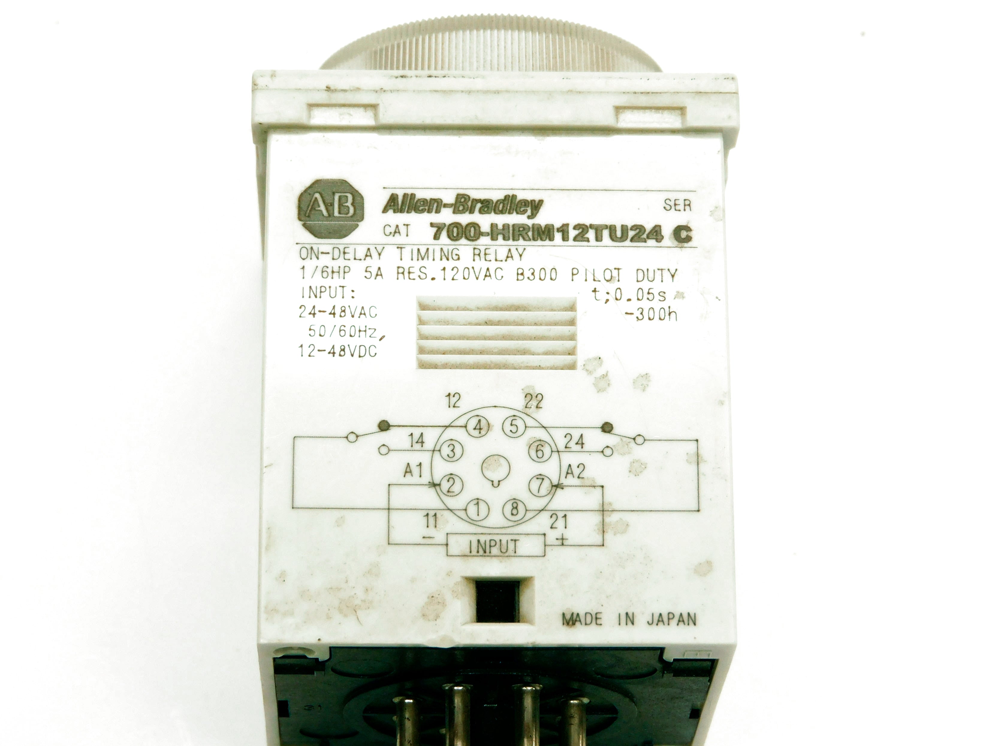 ALLEN BRADLEY 700-HRM12TU24 SER. C 120VAC 5A UNMP
