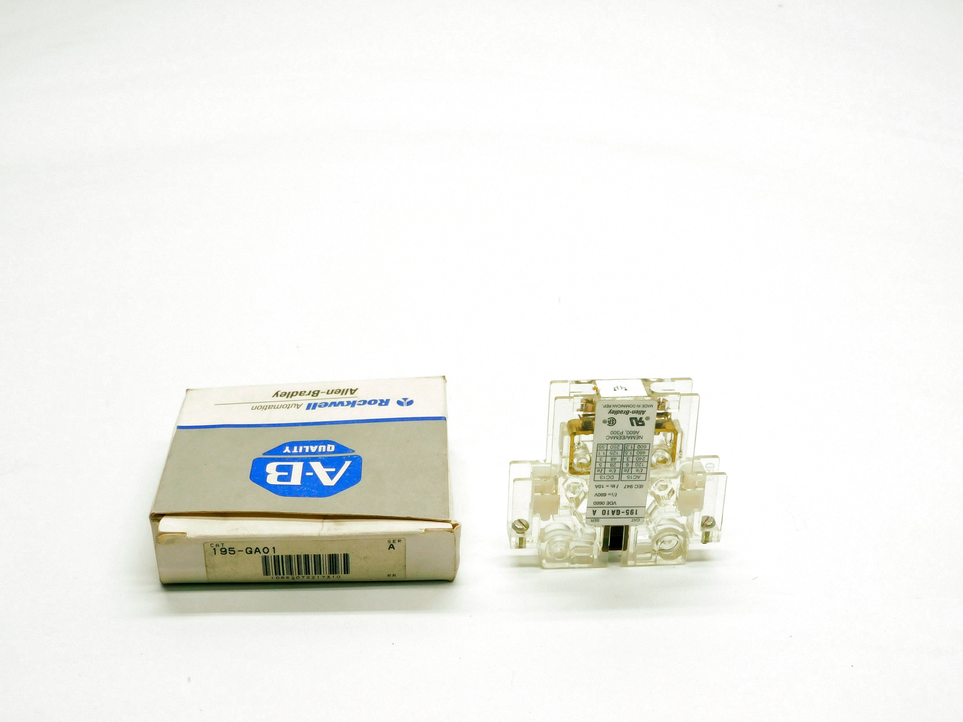 INDUSTRIAL SPARE PART 195-GA01 SER. A 600VAC 1.2A (GY/BL) NSMP