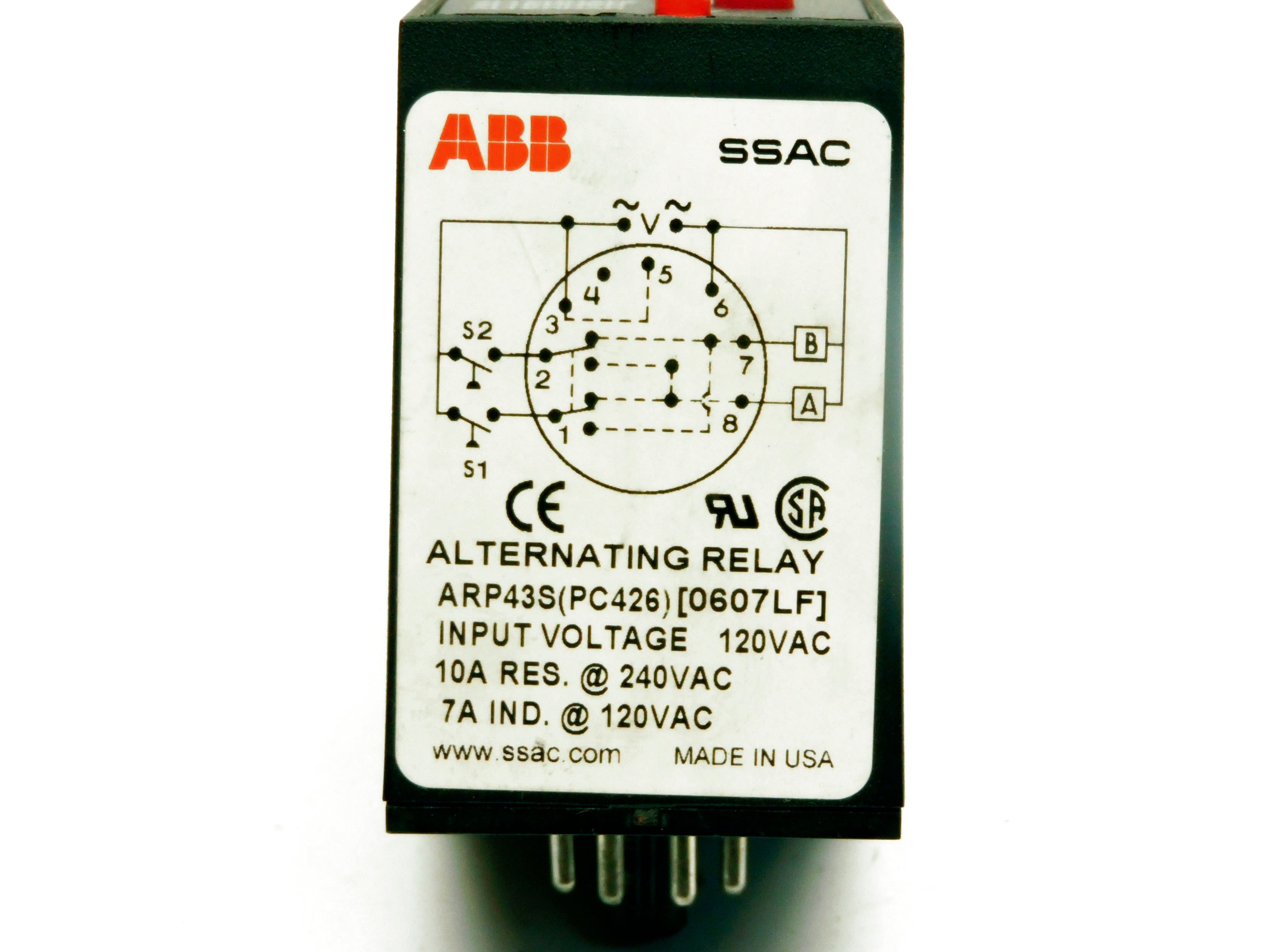 ABB ARP43S (PC426) 120VAC 10A NSNP