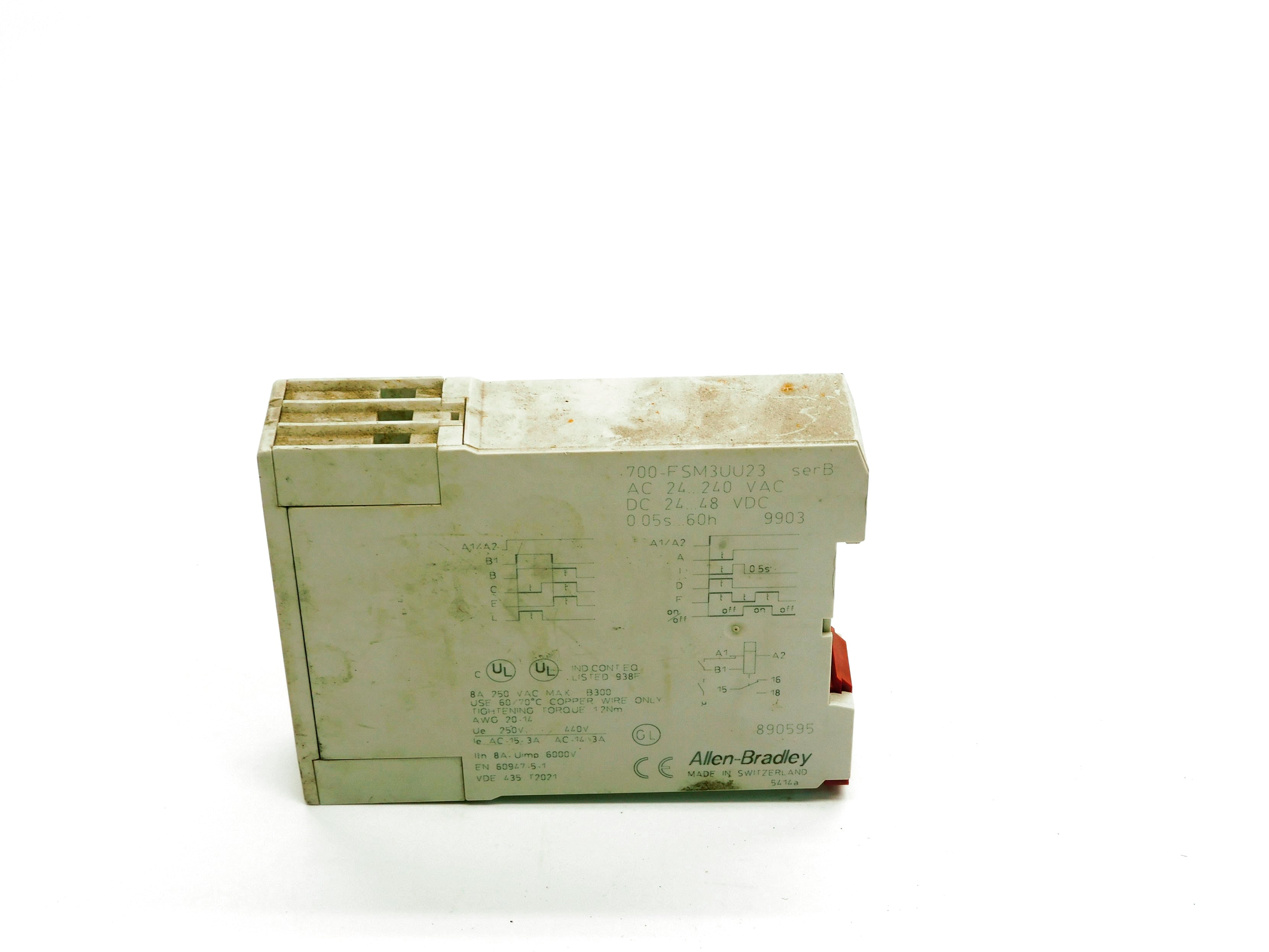 ALLEN BRADLEY 700-FSM3UU23 SER. B UNMP