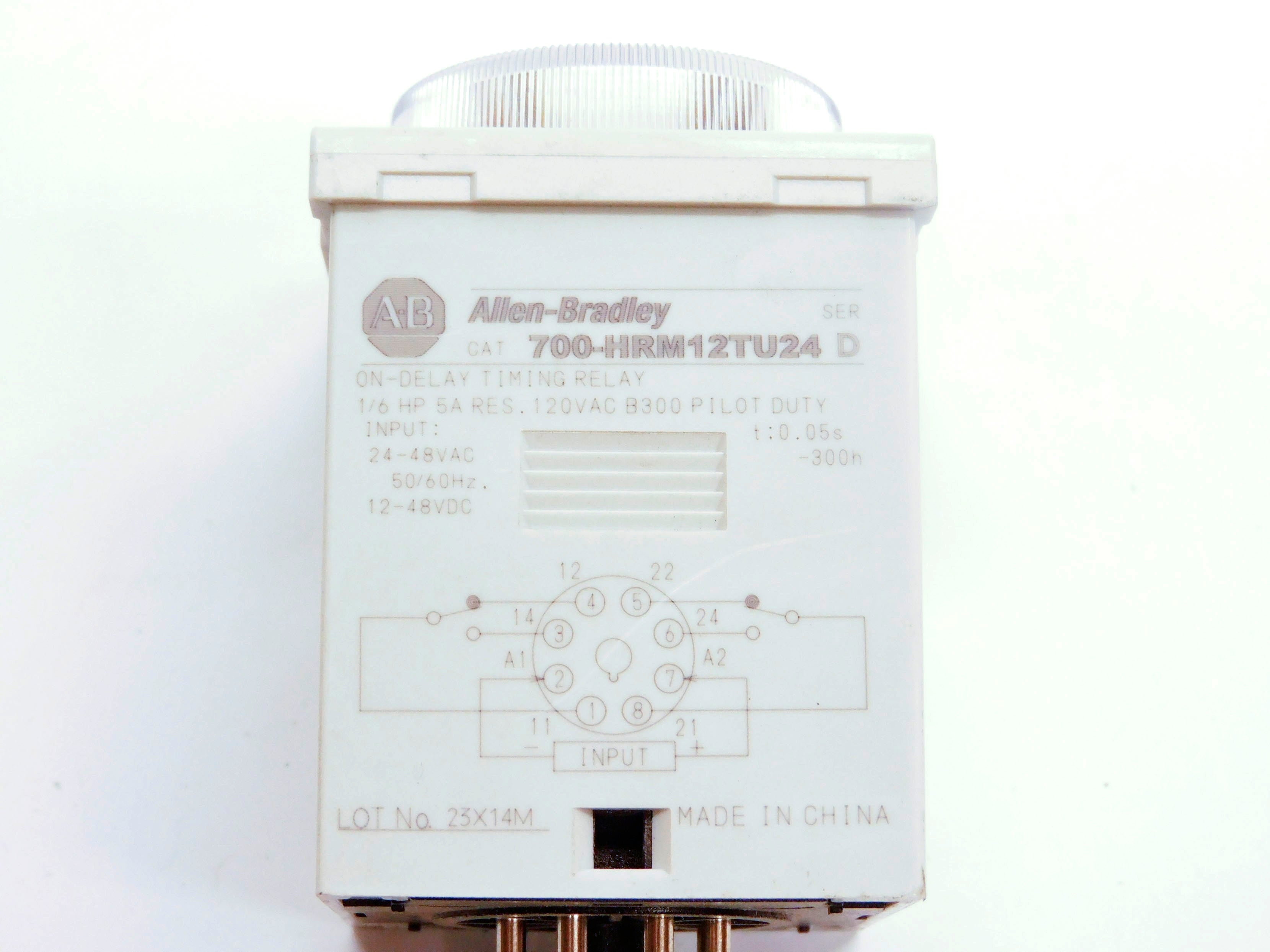 ALLEN BRADLEY 700-HRM12TU24 SER. D 120VAC 5A UNMP