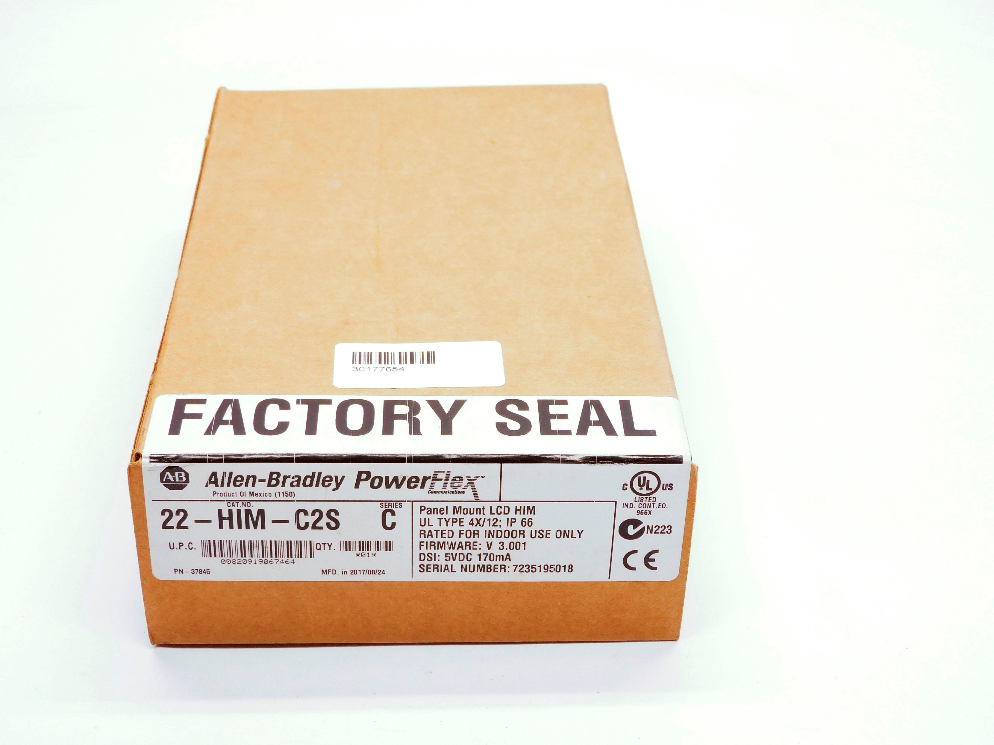 ALLEN BRADLEY 22-HIM-C2S SER. C F/W 3.001 DATE: 2017 NSFS