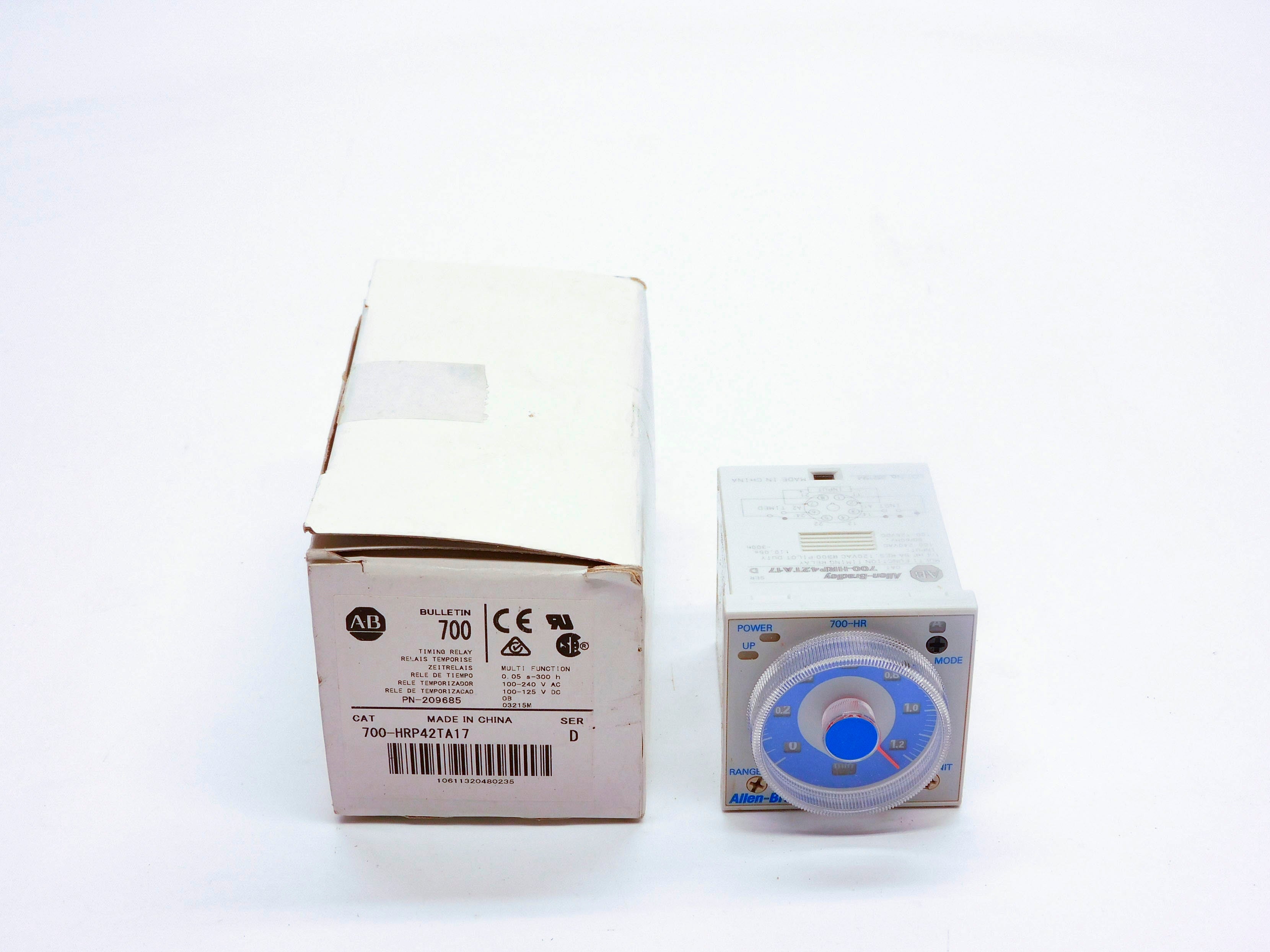 ALLEN BRADLEY 700-HRP42TA17 SER. D 120VAC 5A (WH) NSMP
