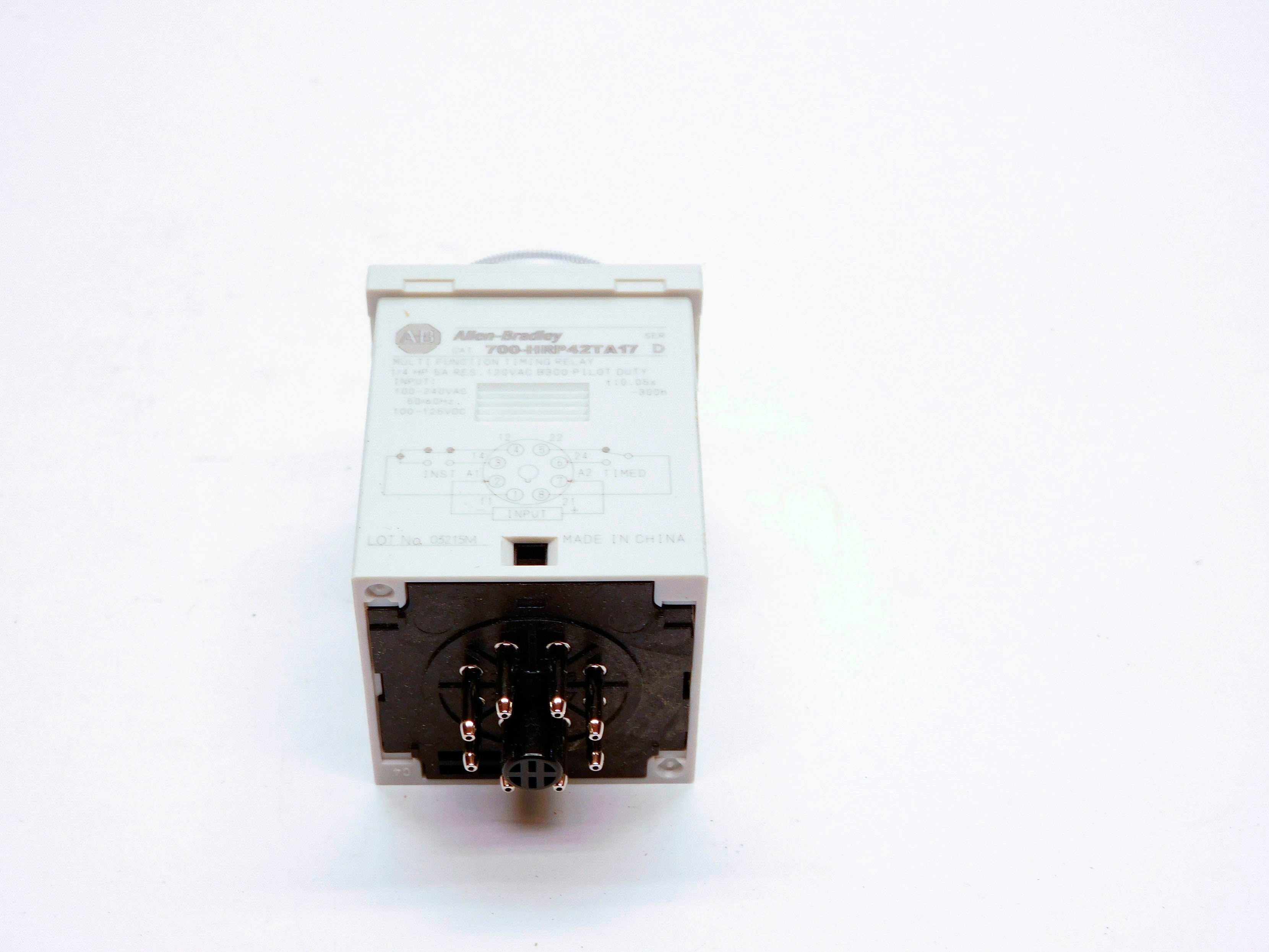 ALLEN BRADLEY 700-HRP42TA17 SER. D 120VAC 5A (WH) NSMP