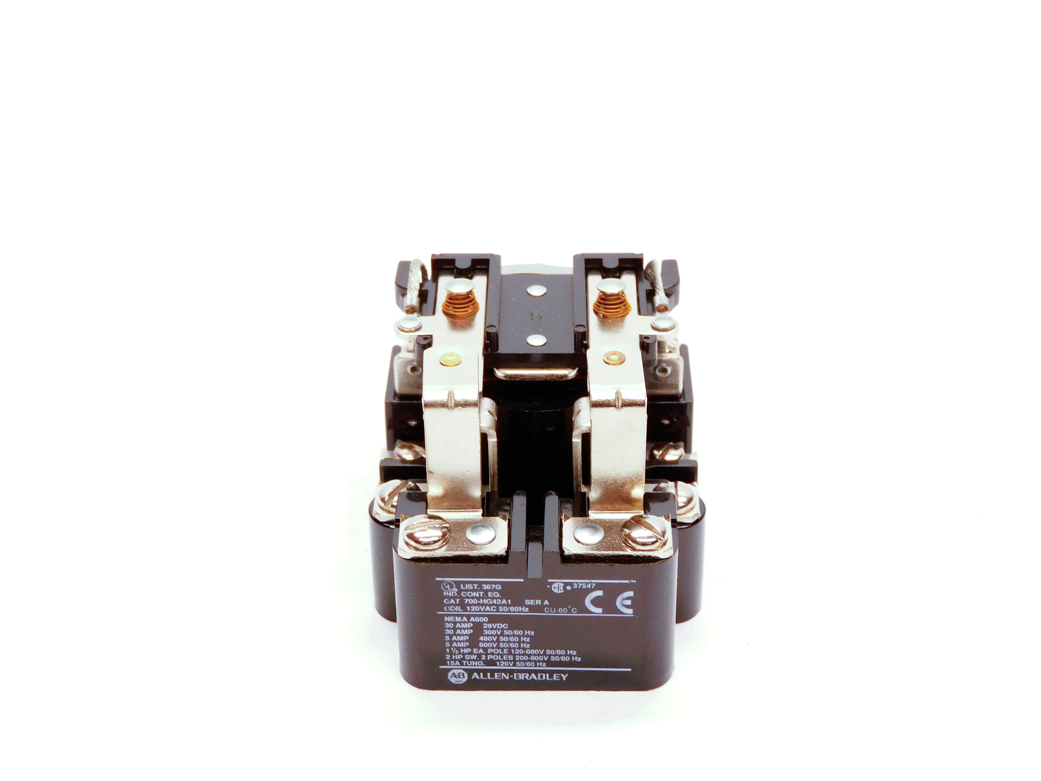 ALLEN BRADLEY 700-HG42A1 SER. A 120VAC 30A (GY/BL) NSMP