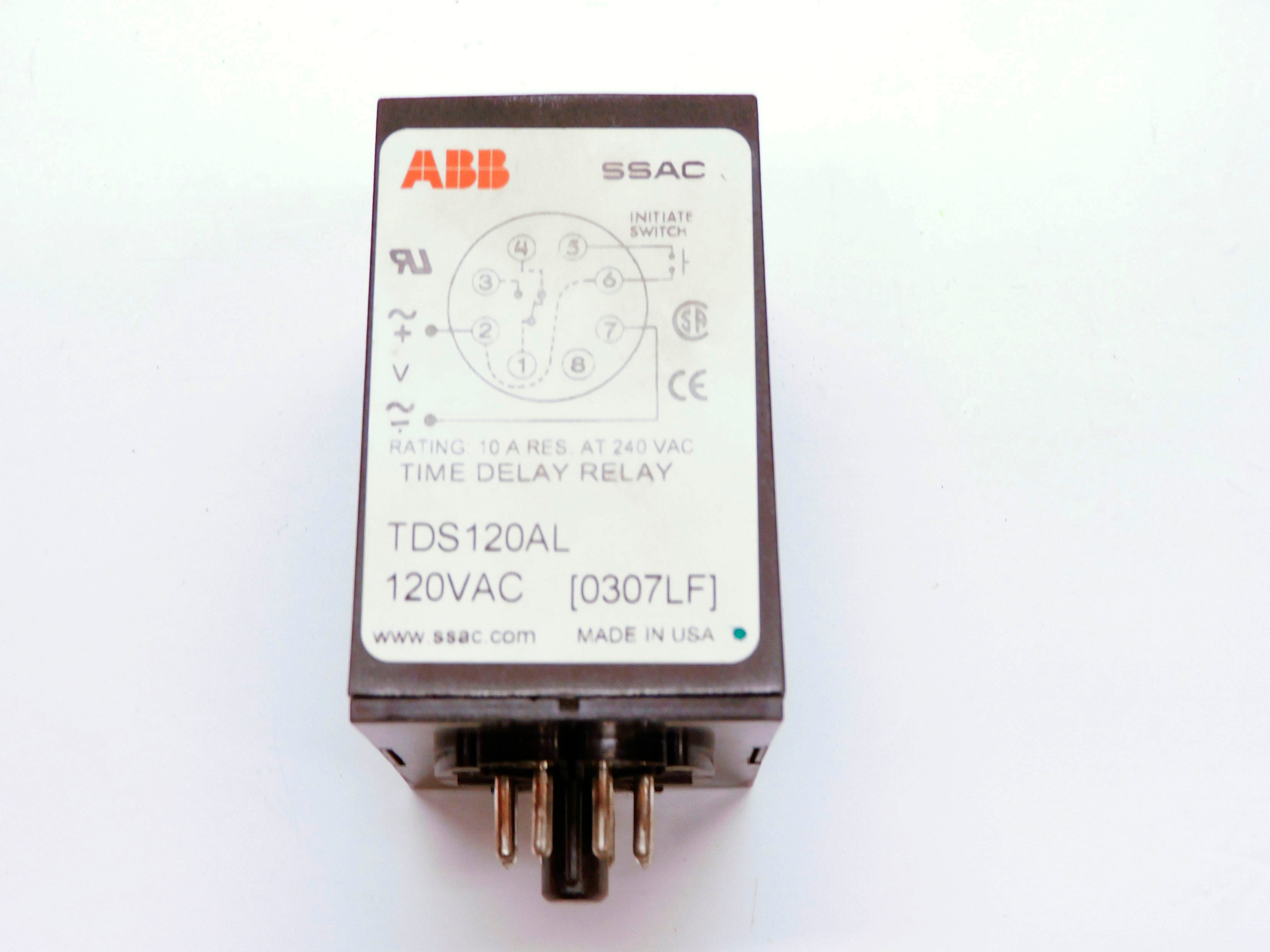 ABB TDS120AL 120VAC 10A UNMP
