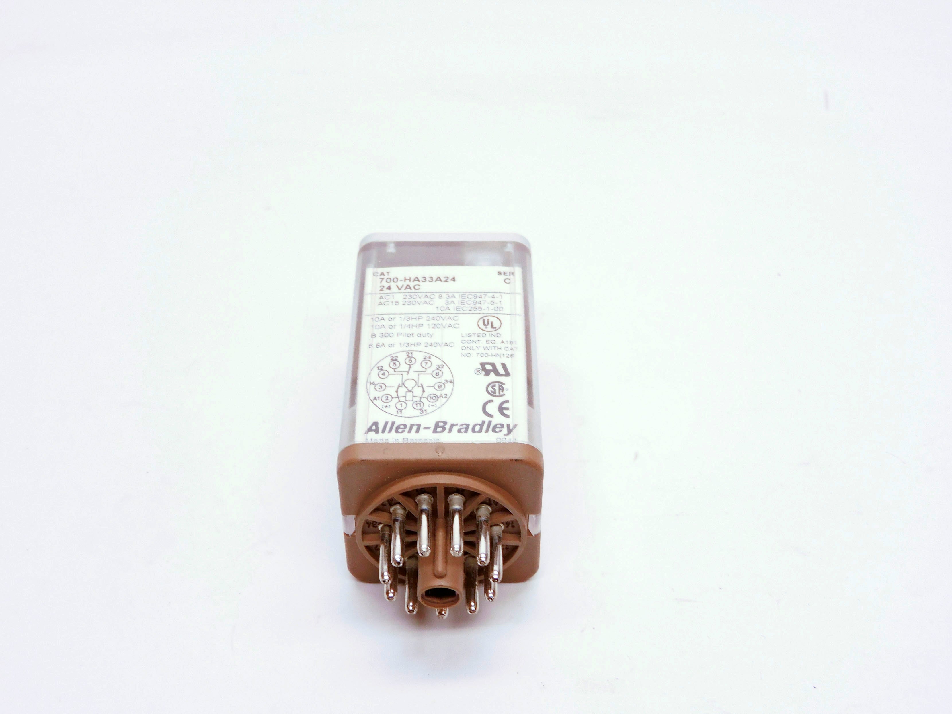 INDUSTRIAL SPARE PART 700-HA33A24 SER. C 24VAC 10A (WH/BL) NSMP
