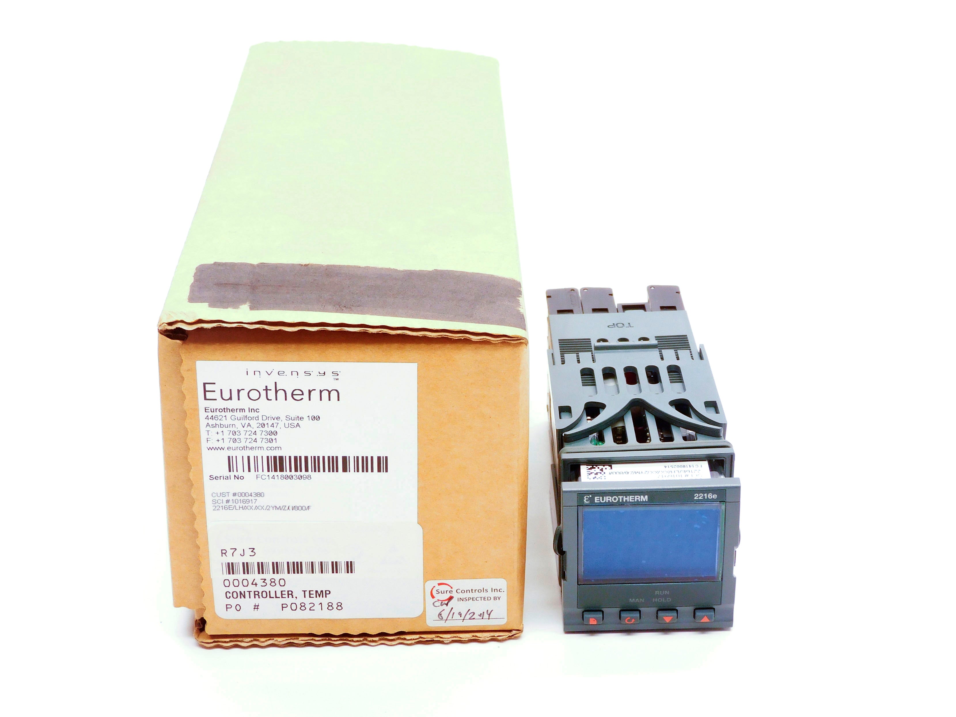 EUROTHERM 2216E/LH/XX/XX/2YM/Z/0/800/F NSMP