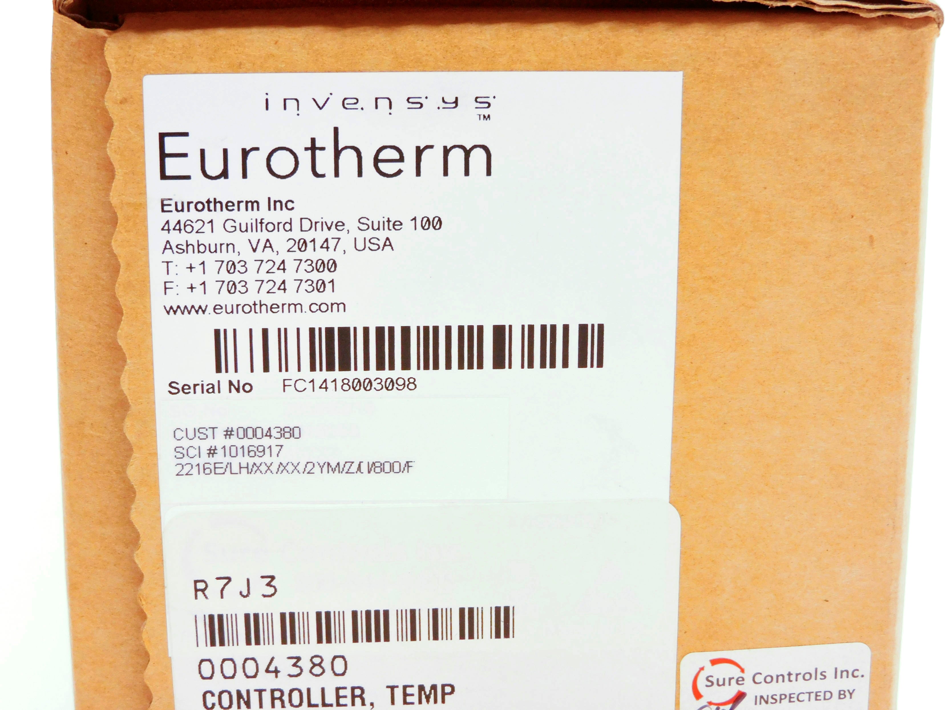 EUROTHERM 2216E/LH/XX/XX/2YM/Z/0/800/F NSMP