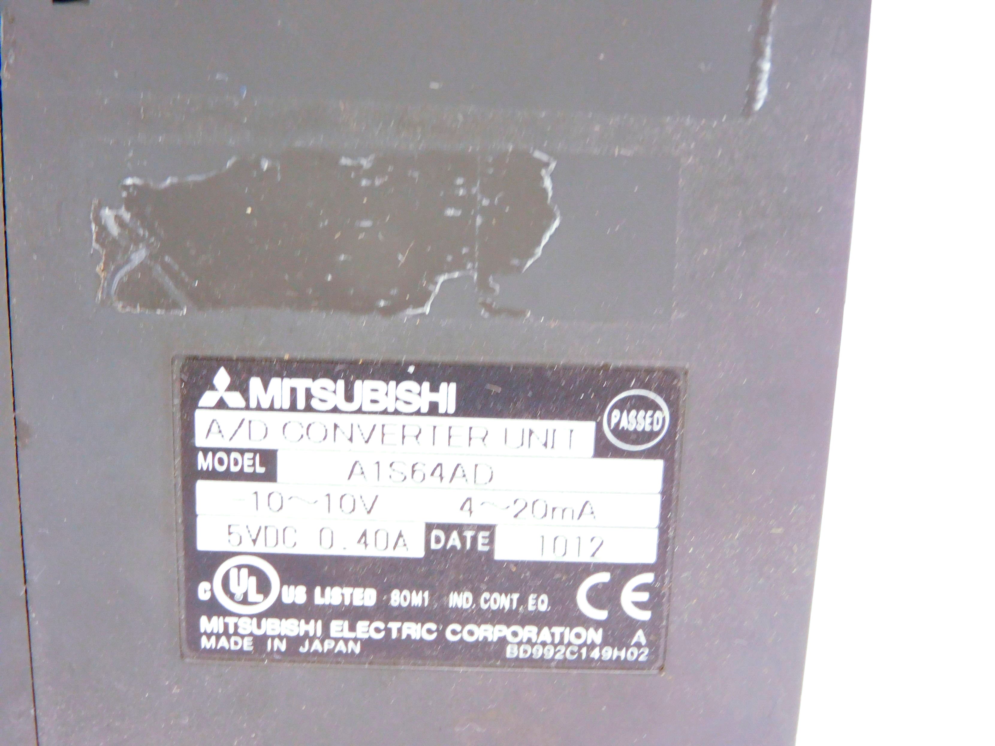 MITSUBISHI A1S64AD (-10-10V) (AS PICTURED) UNMP